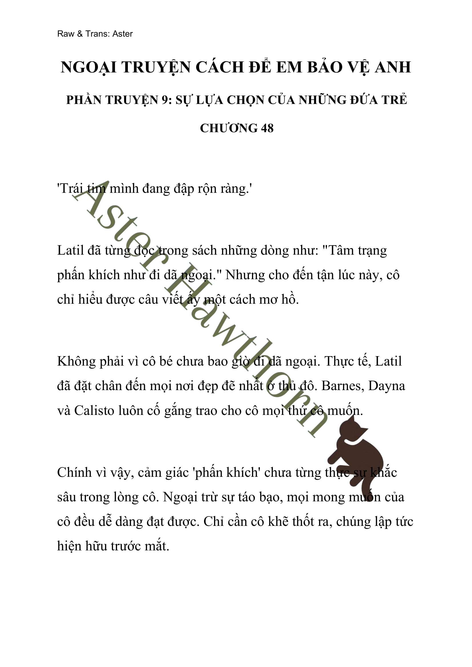 [NOVEL] Ngoại Truyện Cách Để Em Bảo Vệ Anh Chap 48 - Trang 2