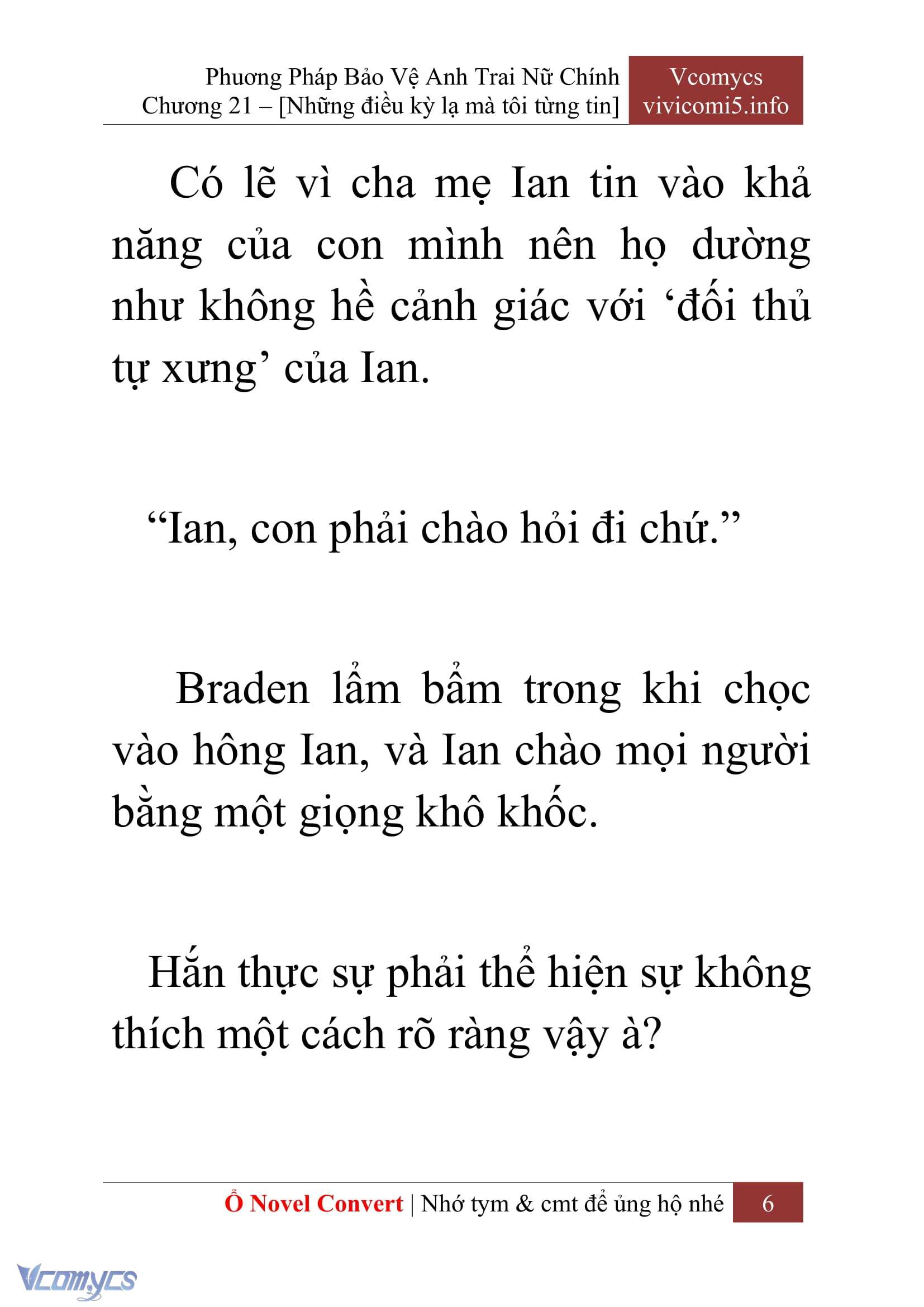 [Novel] Tôi Không Còn Là Đối Thủ Của Nam Chính Chap 21 - Trang 2