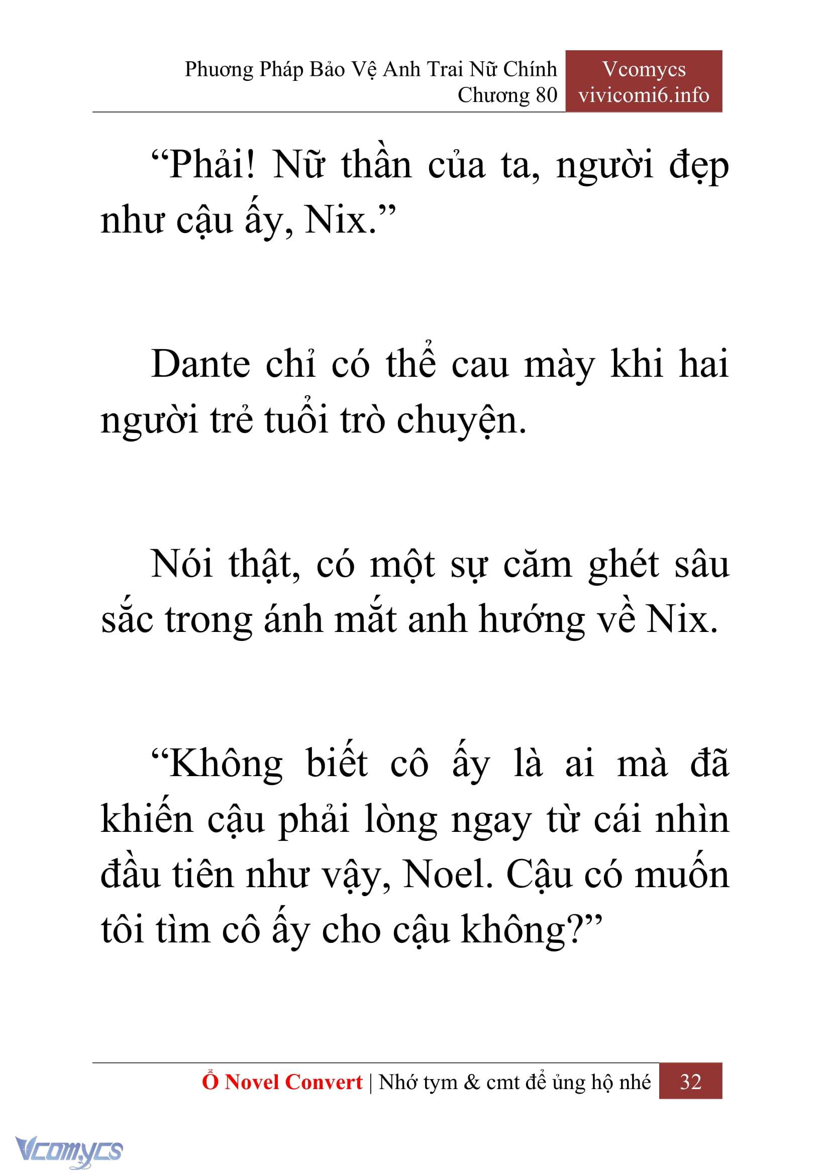 [Novel] Phương Pháp Bảo Vệ Anh Trai Nữ Chính Chap 80 - Trang 2