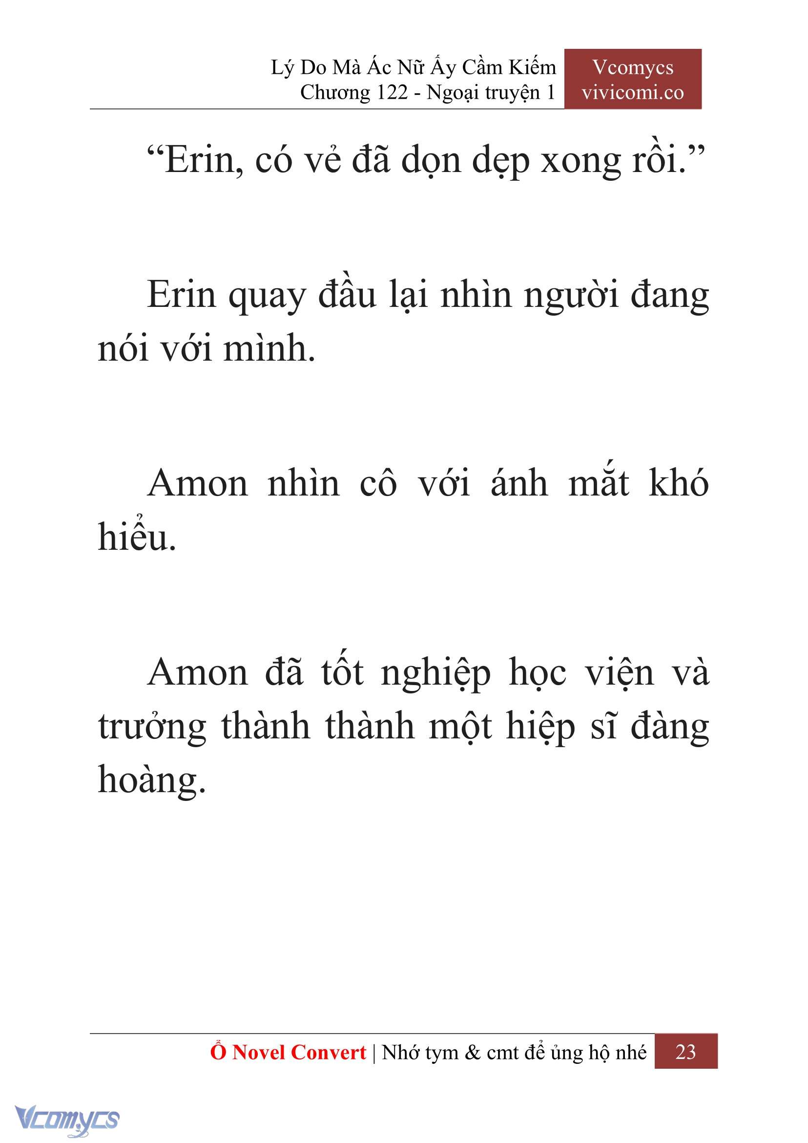 [Novel] Lý Do Mà Ác Nữ Ấy Cầm Kiếm Chap 122 - Trang 2