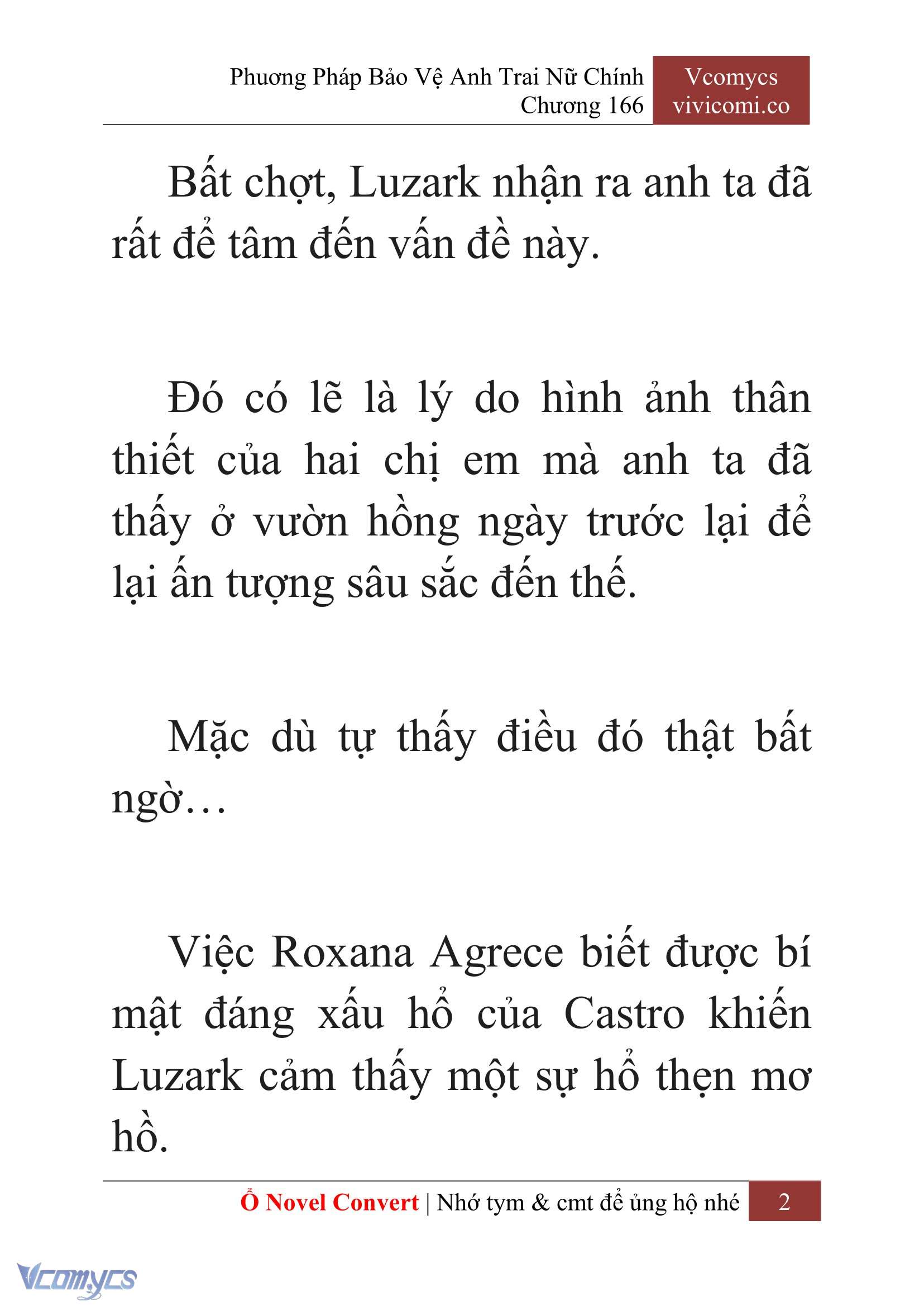 [Novel] Phương Pháp Bảo Vệ Anh Trai Nữ Chính Chap 166 - Trang 2