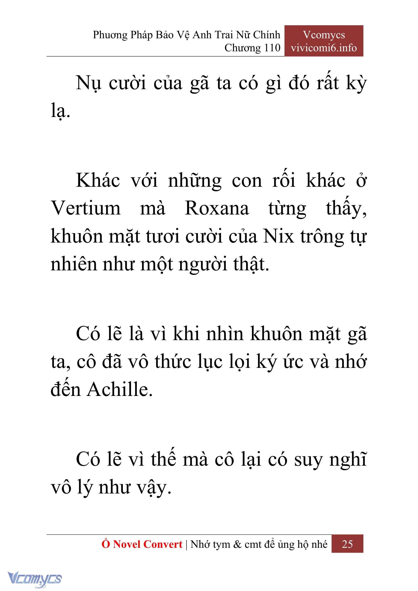 [Novel] Phương Pháp Bảo Vệ Anh Trai Nữ Chính Chap 110 - Trang 2