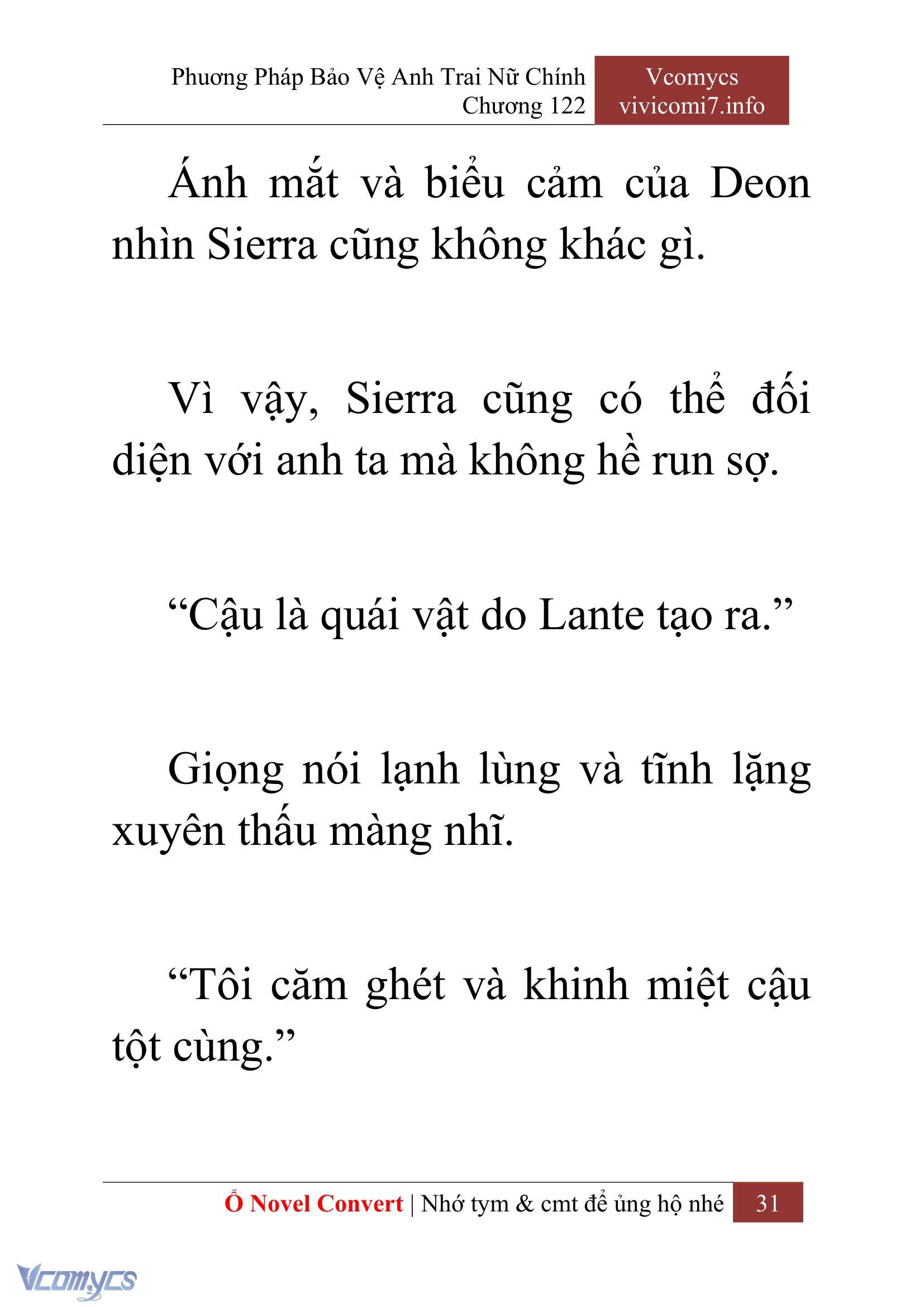 [Novel] Phương Pháp Bảo Vệ Anh Trai Nữ Chính Chap 122 - Trang 2