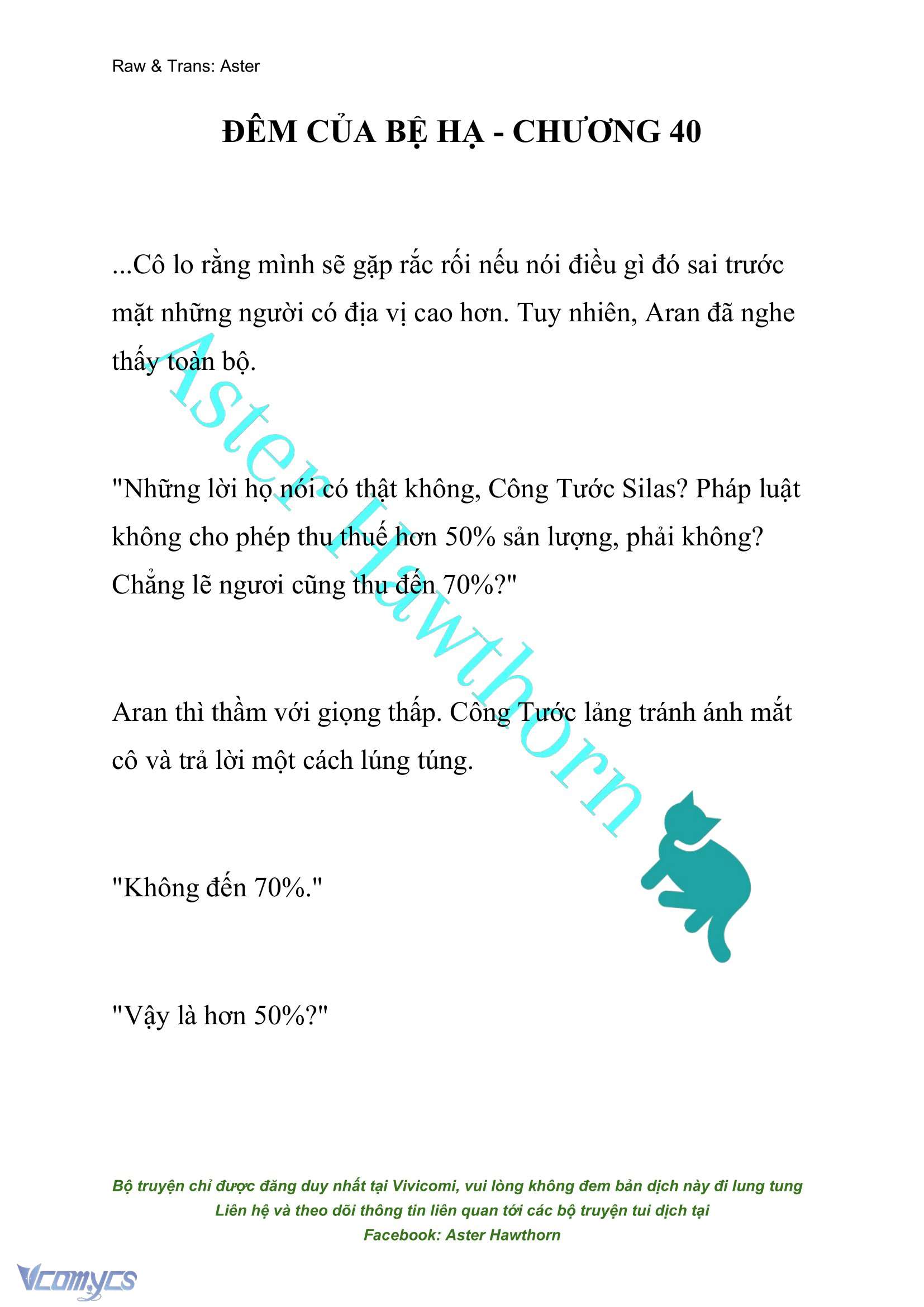 [NOVEL] Đêm Của Bệ Hạ Chap 40 - Next Chap 41