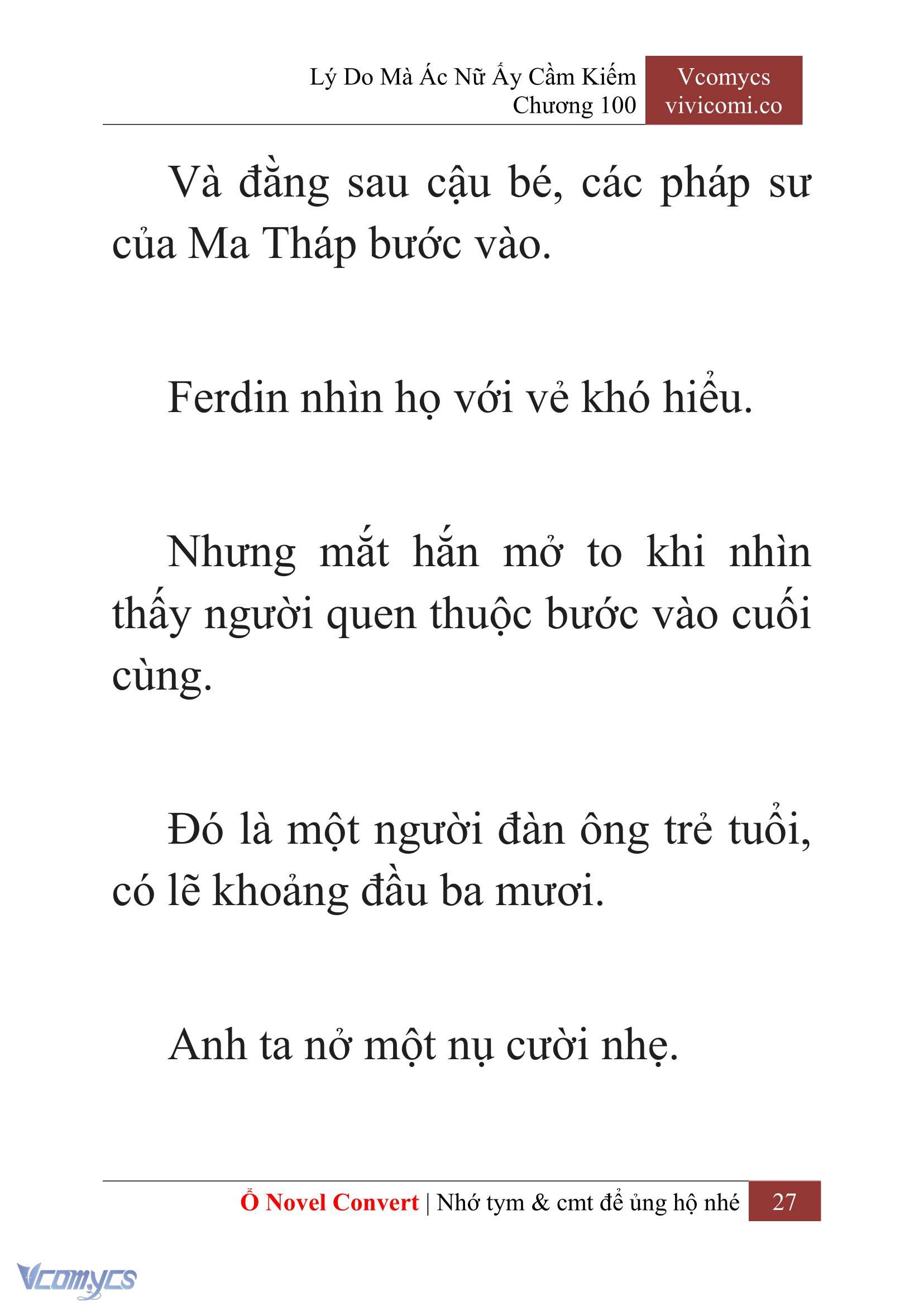 [Novel] Lý Do Mà Ác Nữ Ấy Cầm Kiếm Chap 100 - Trang 2