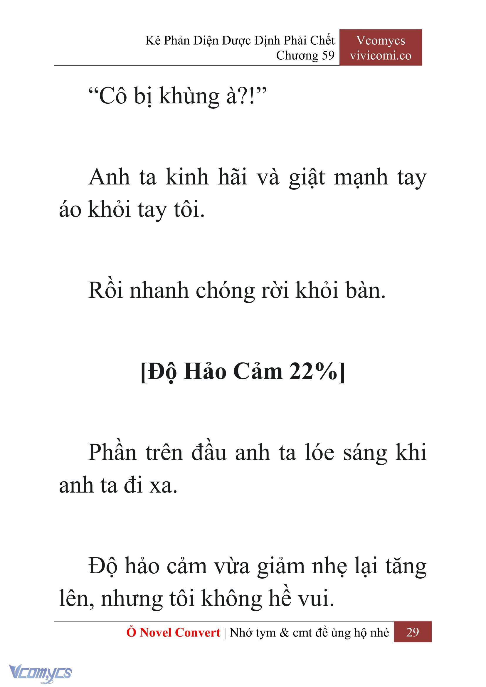 [Novel] Kẻ Phản Diện Được Định Phải Chết Chap 59 - Next Chap 60