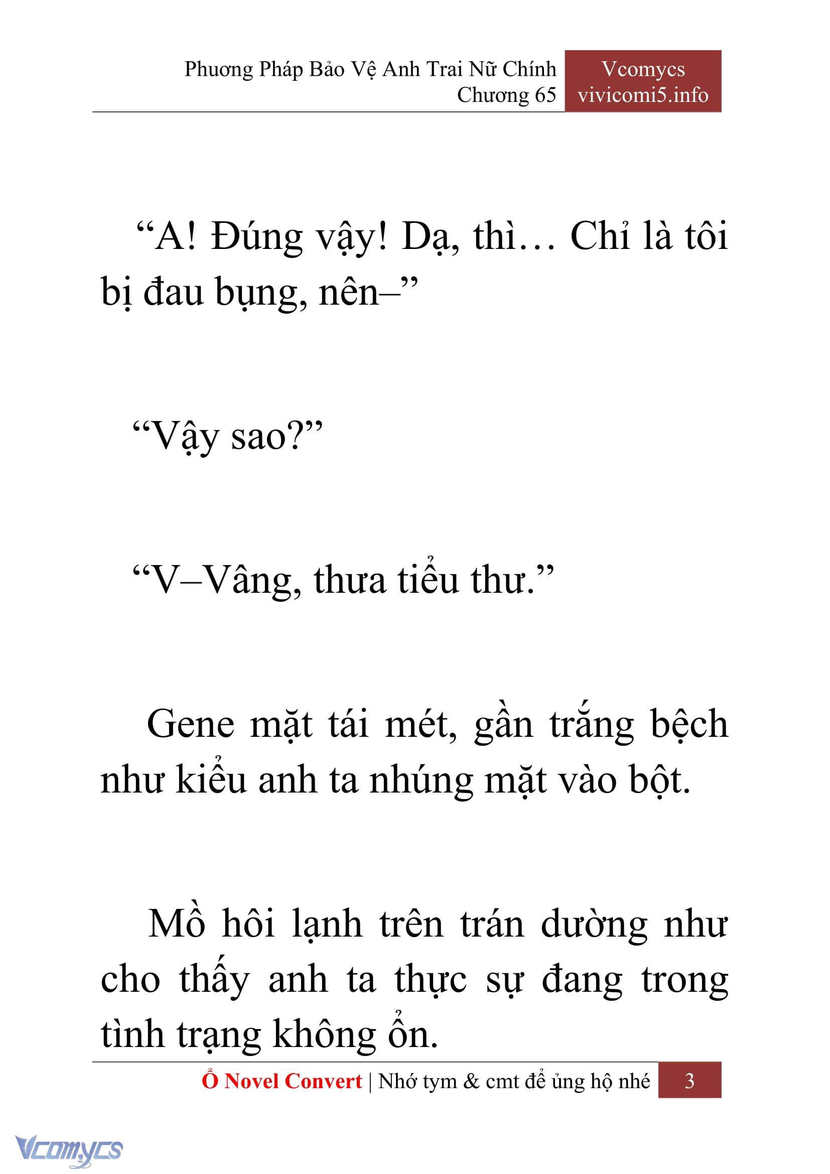 [Novel] Phương Pháp Bảo Vệ Anh Trai Nữ Chính Chap 66 - Trang 2