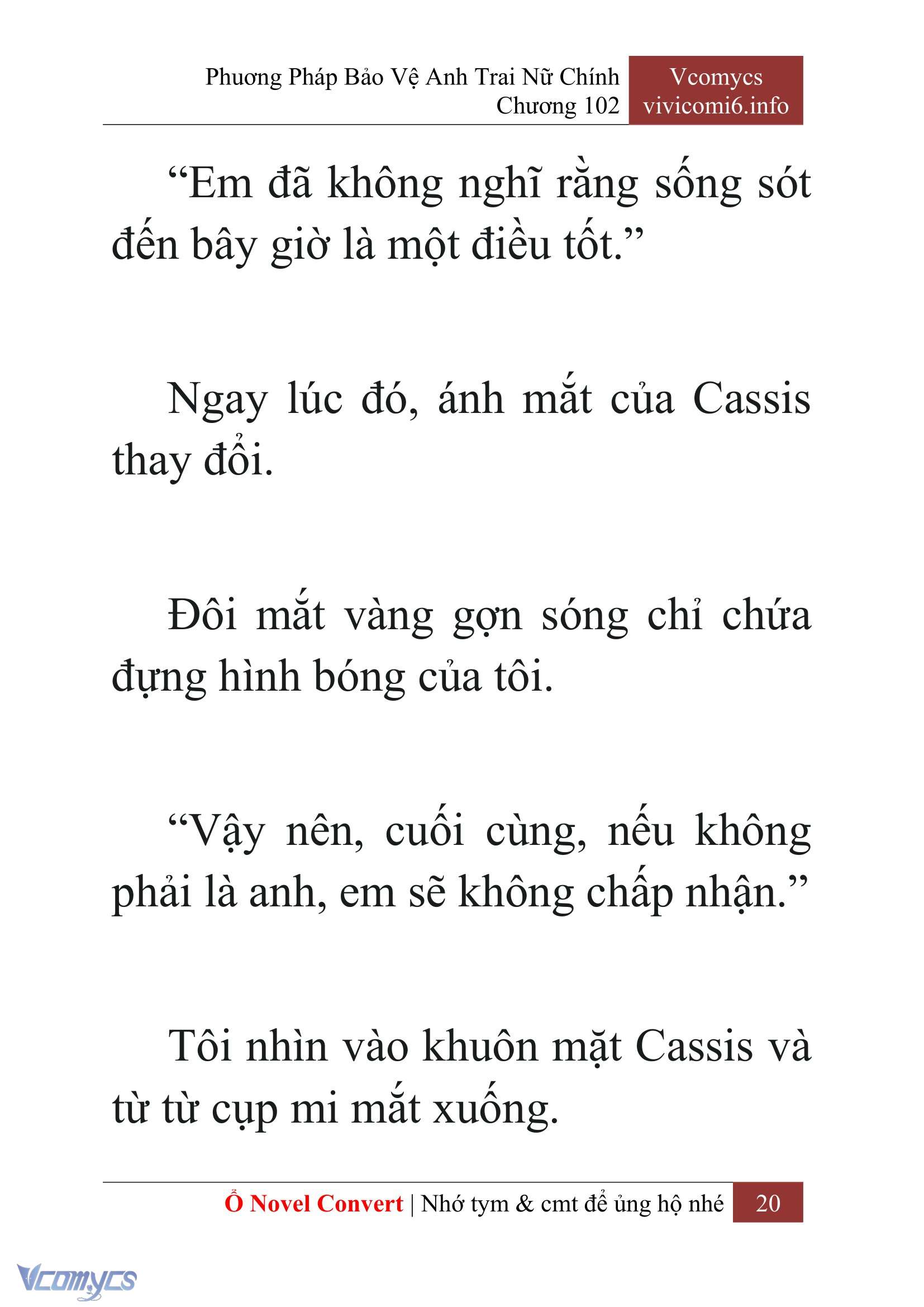 [Novel] Phương Pháp Bảo Vệ Anh Trai Nữ Chính Chap 102 - Trang 2