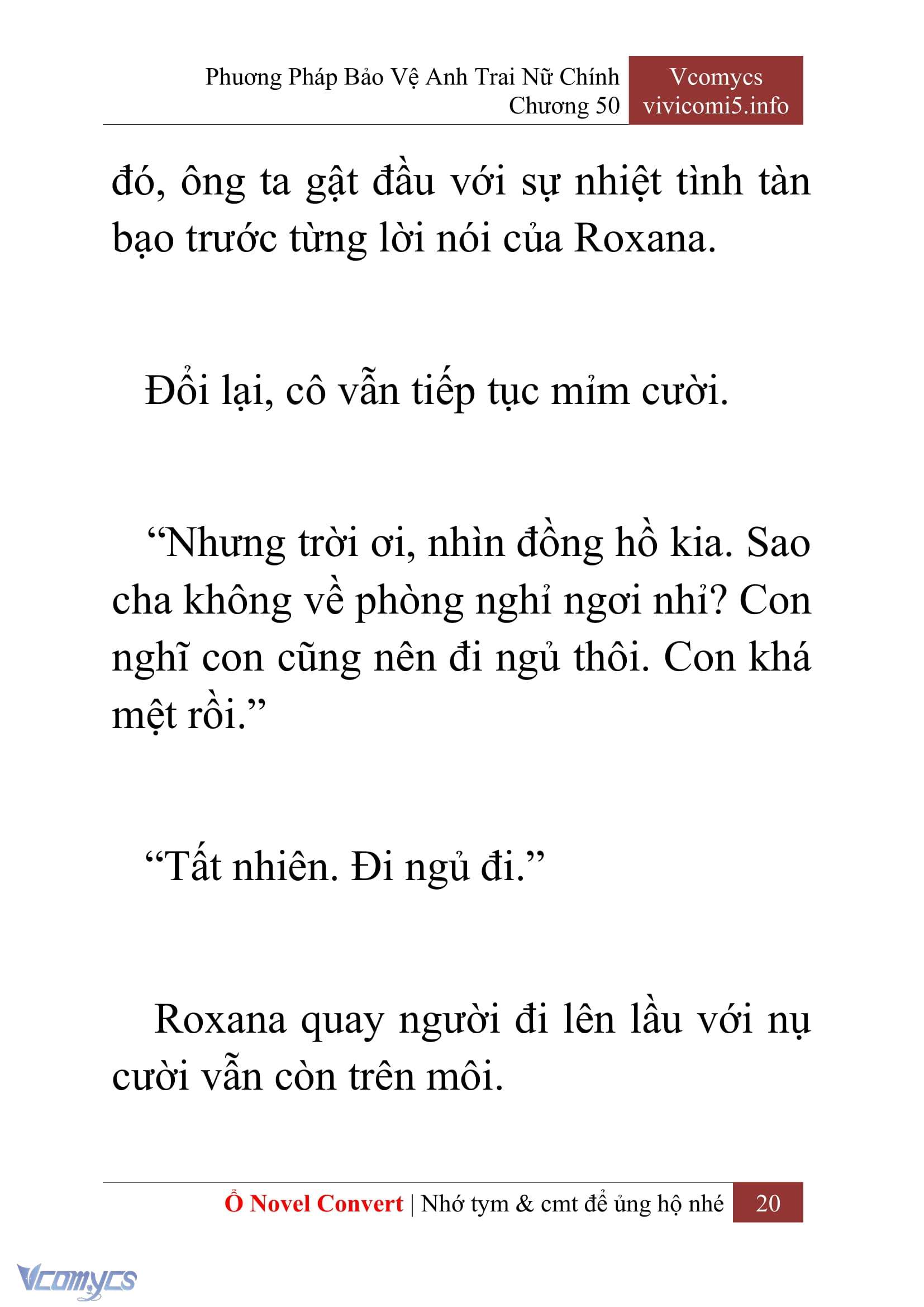 [Novel] Phương Pháp Bảo Vệ Anh Trai Nữ Chính Chap 50 - Trang 2