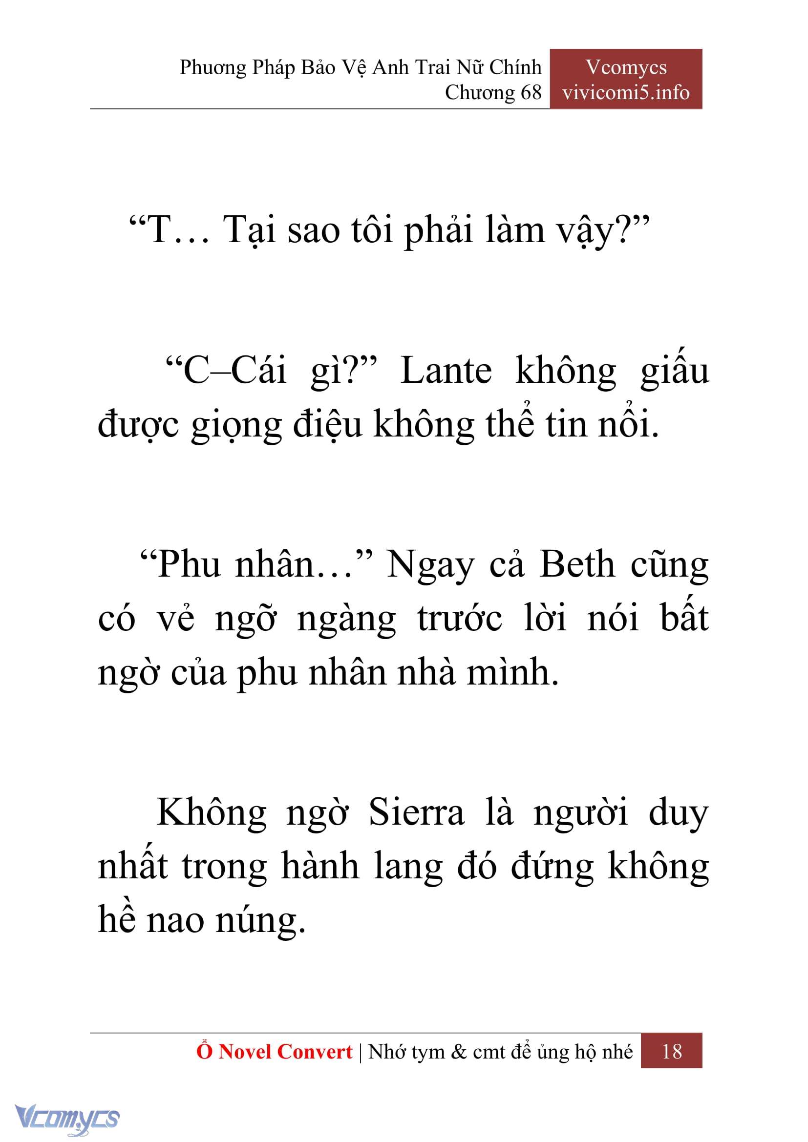 [Novel] Phương Pháp Bảo Vệ Anh Trai Nữ Chính Chap 68 - Trang 2