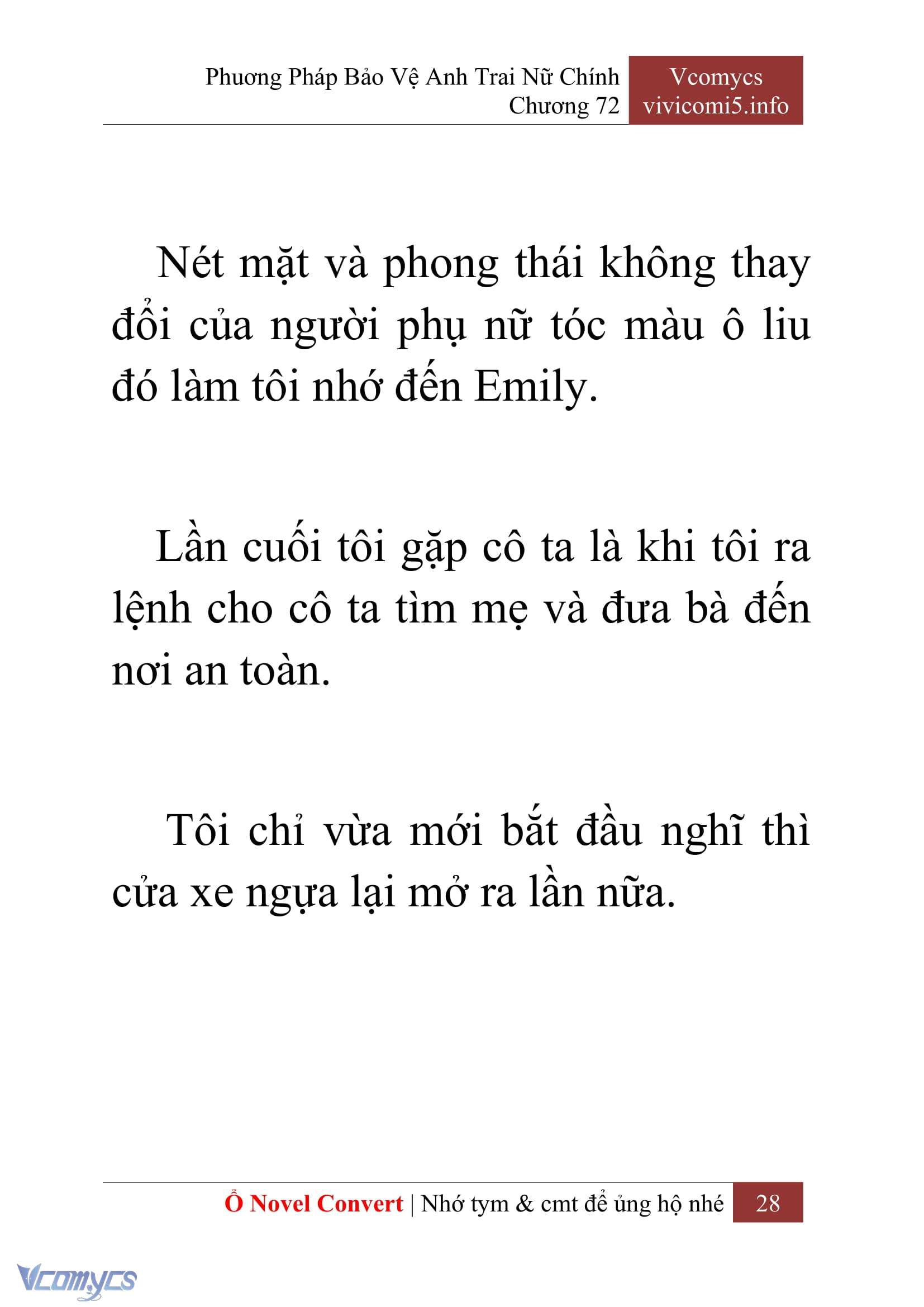 [Novel] Phương Pháp Bảo Vệ Anh Trai Nữ Chính Chap 72 - Trang 2