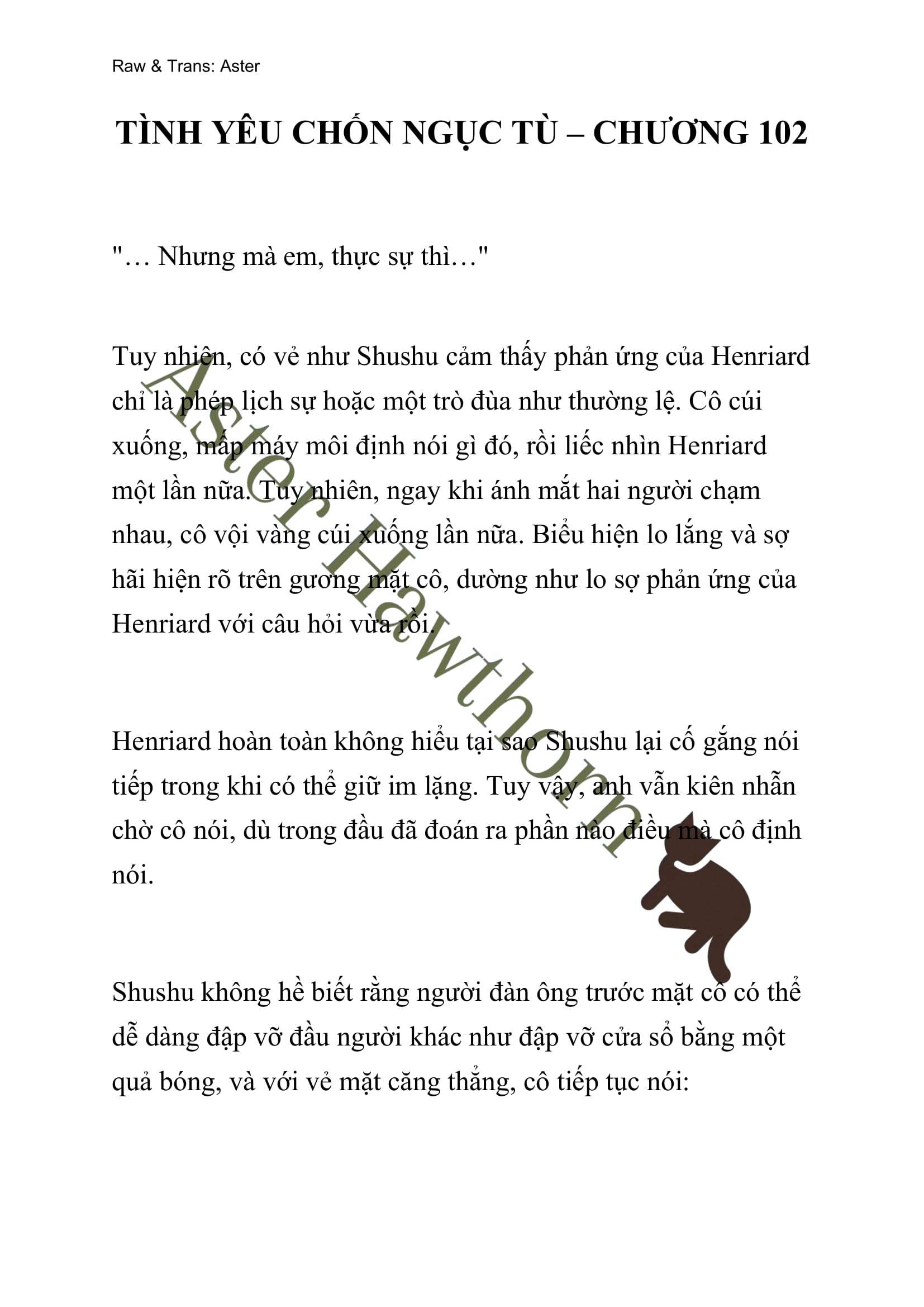 [NOVEL] Tình Yêu Chốn Ngục Tù Chap 102 - Next Chap 103