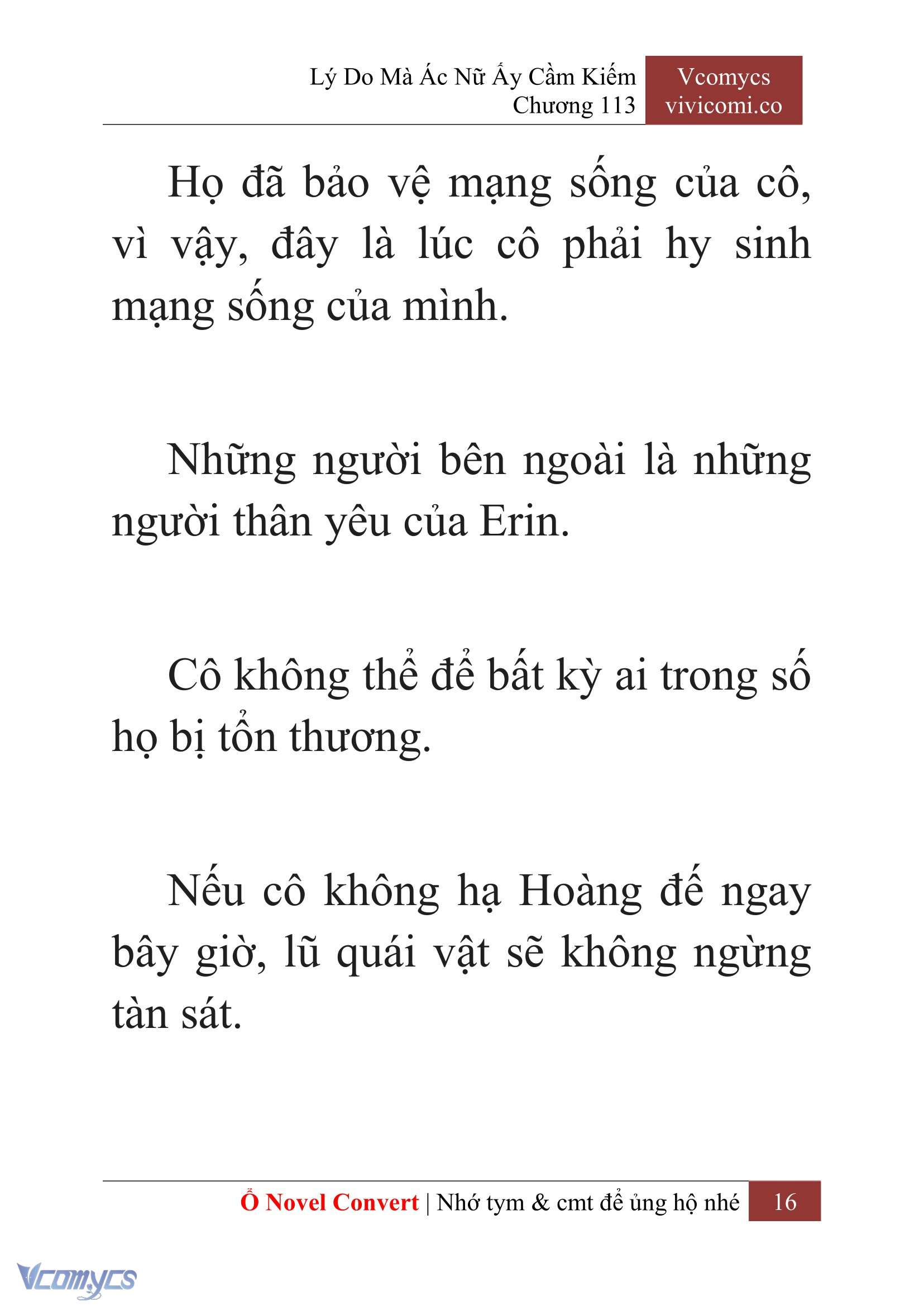 [Novel] Lý Do Mà Ác Nữ Ấy Cầm Kiếm Chap 113 - Trang 2