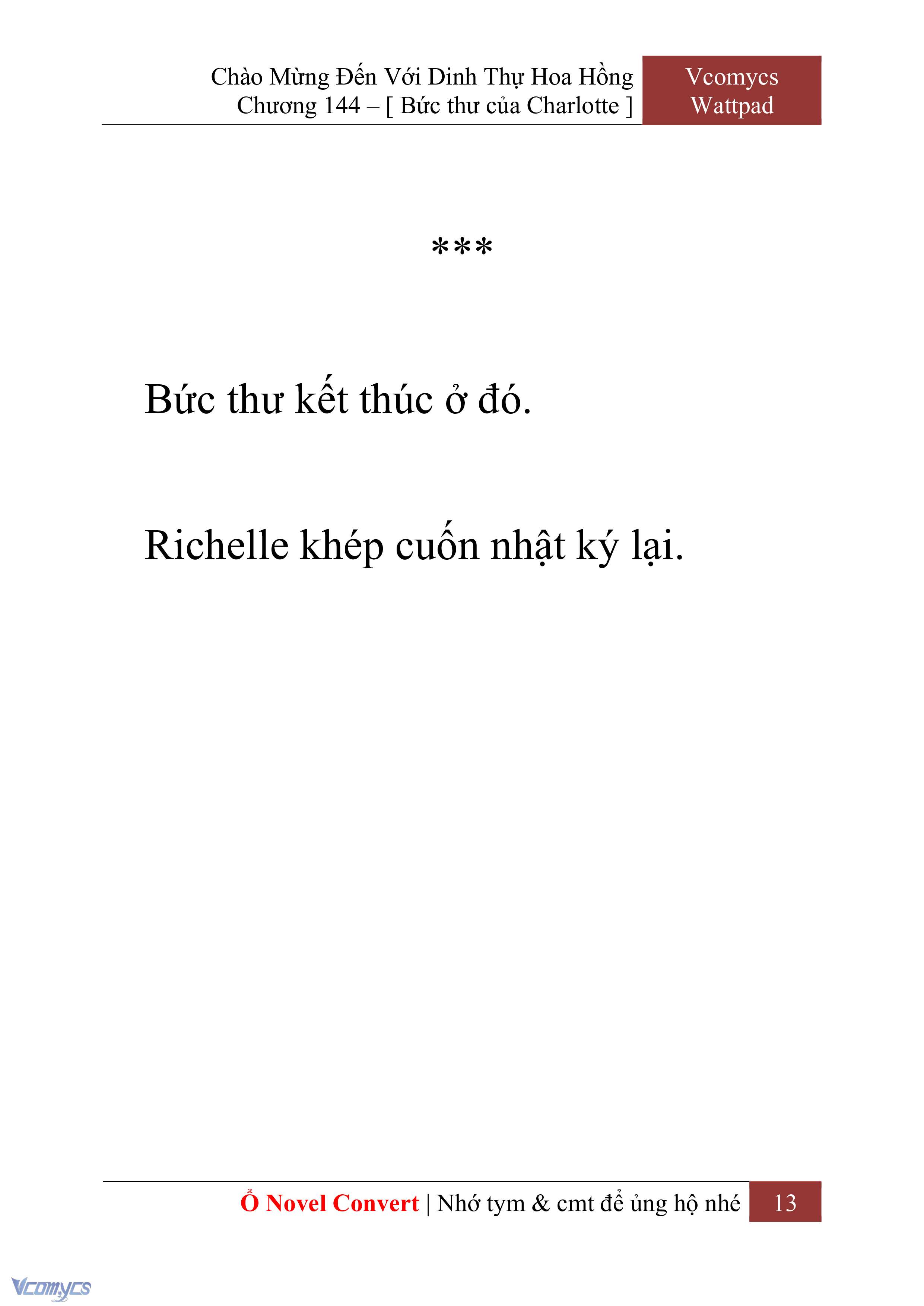 [Novel] Chào Mừng Đến Với Dinh Thự Hoa Hồng Chap 144 - Trang 2