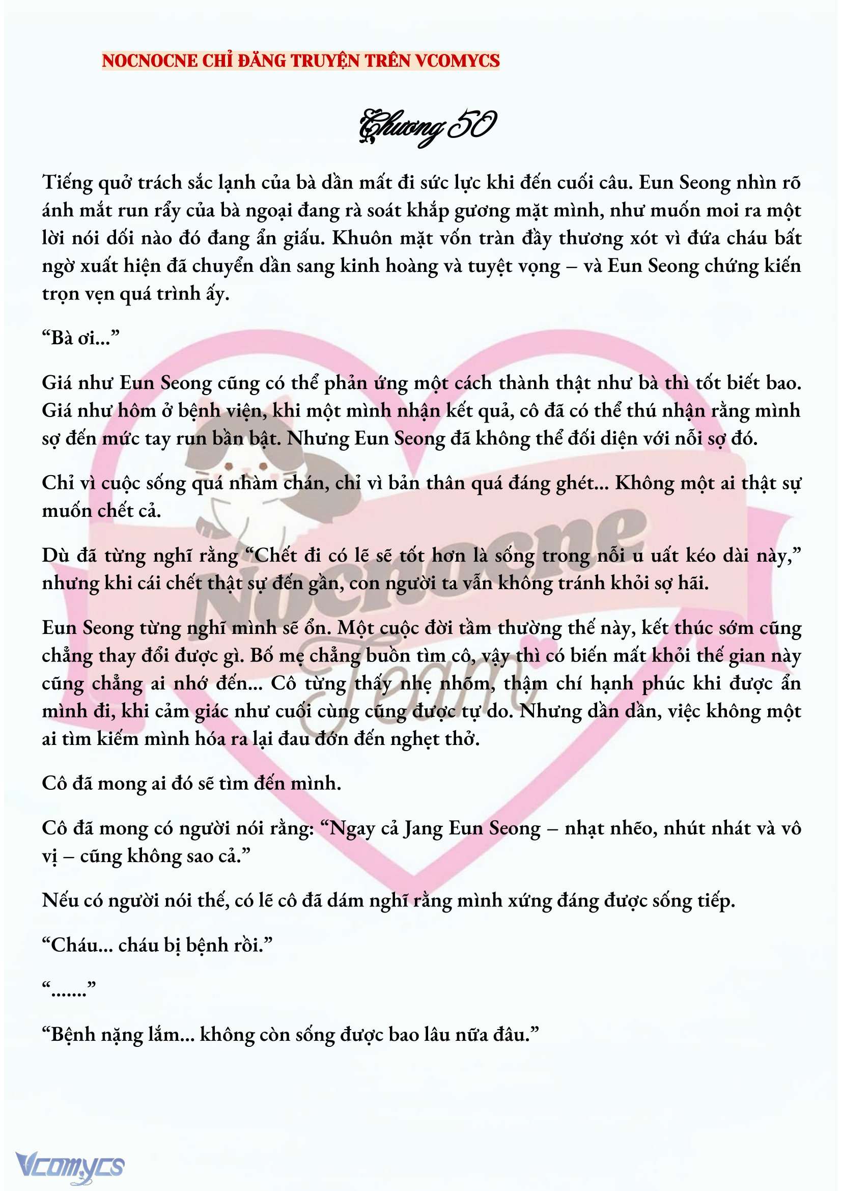 [NOVEL] CHÚNG TA KẾT THÚC VÀO MÙA THU Chap 50 - Next Chap 51