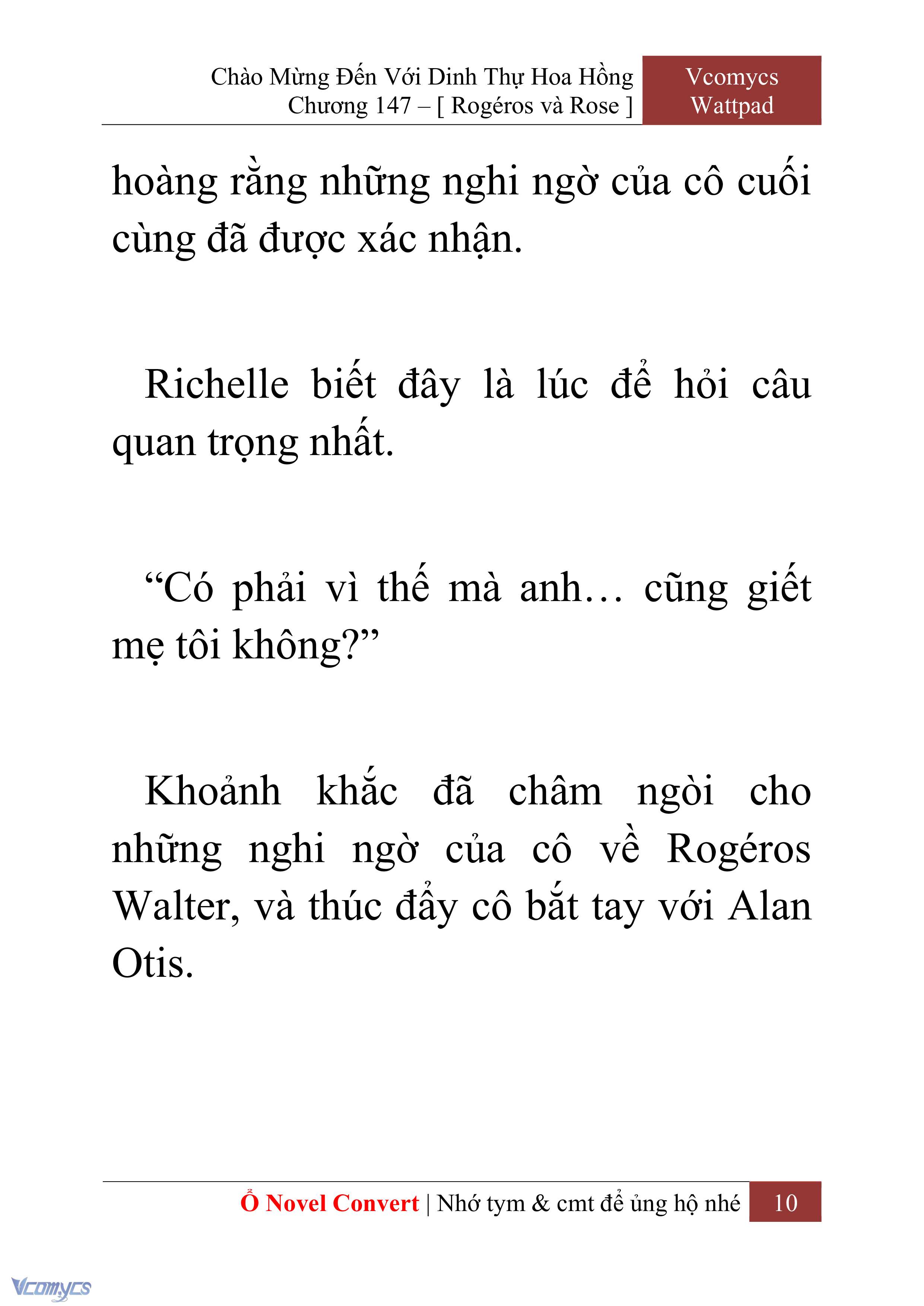 [Novel] Chào Mừng Đến Với Dinh Thự Hoa Hồng Chap 147 - Trang 2