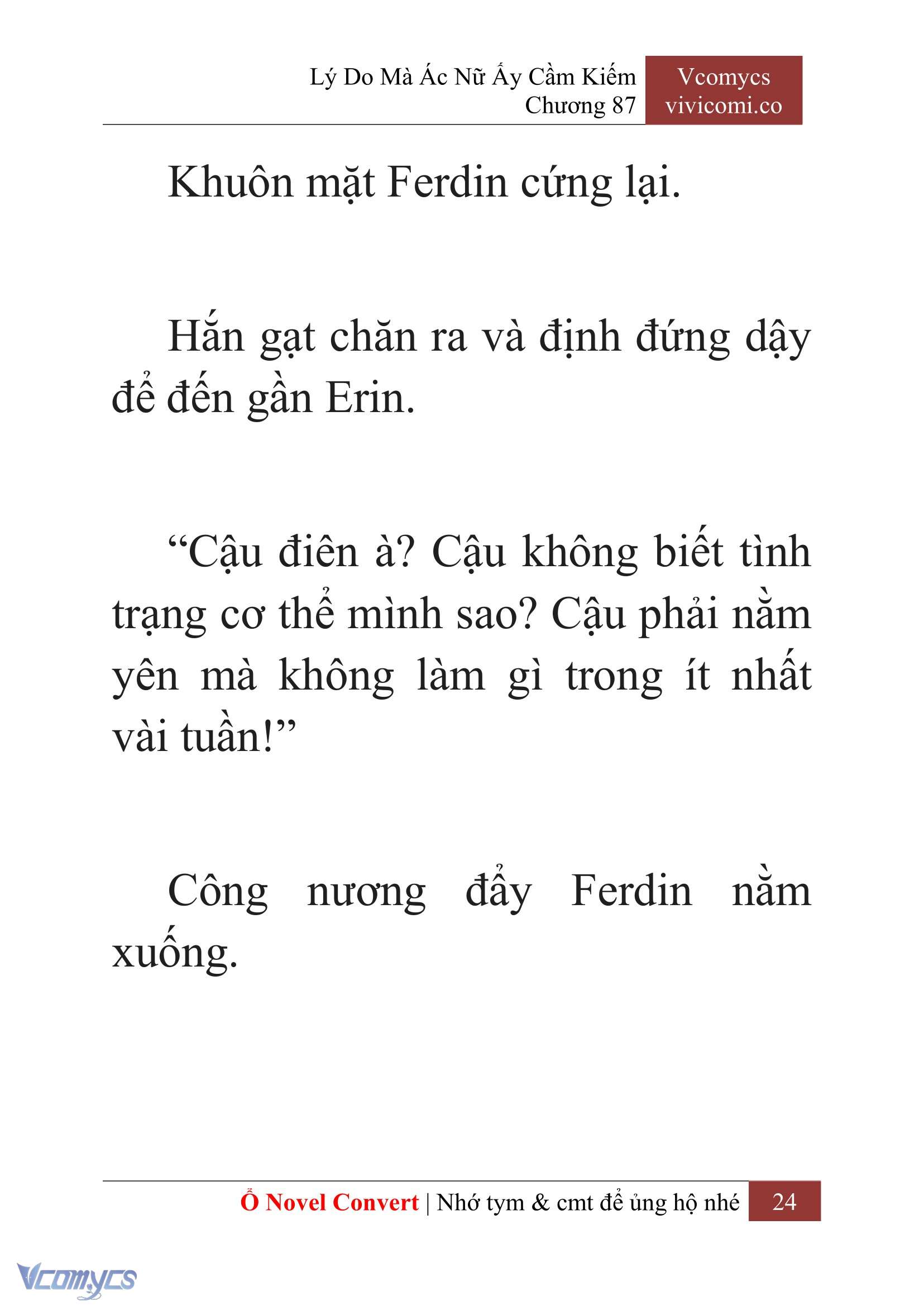 [Novel] Lý Do Mà Ác Nữ Ấy Cầm Kiếm Chap 87 - Trang 2