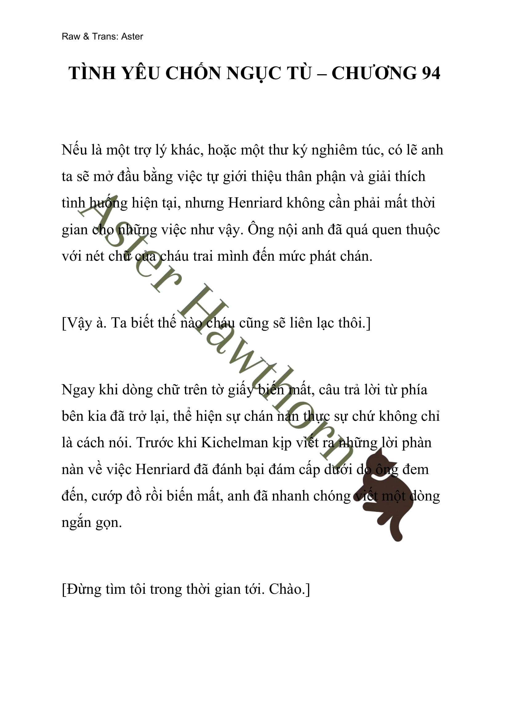 [NOVEL] Tình Yêu Chốn Ngục Tù Chap 94 - Trang 2