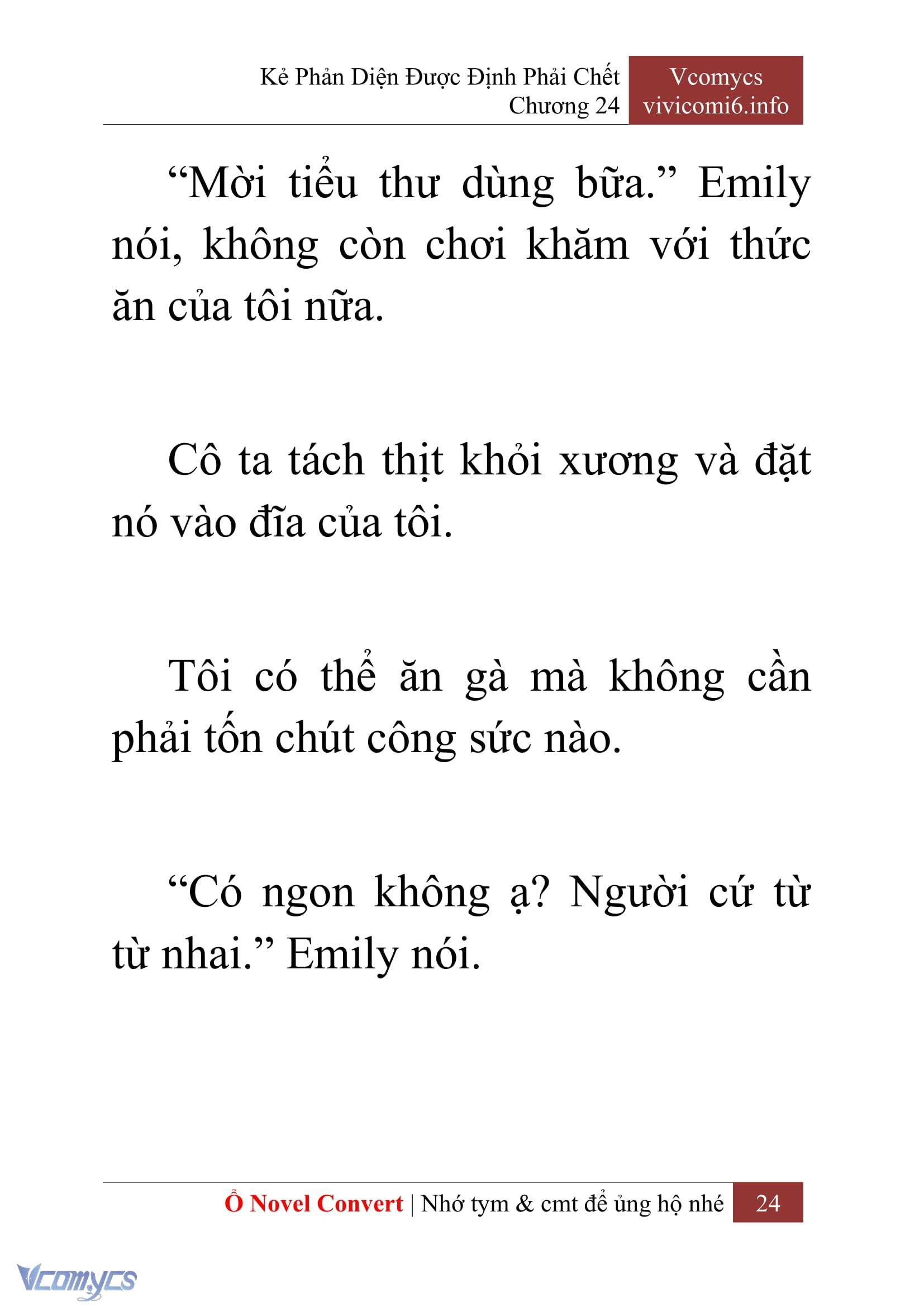 [Novel] Kẻ Phản Diện Được Định Phải Chết Chap 24 - Trang 2
