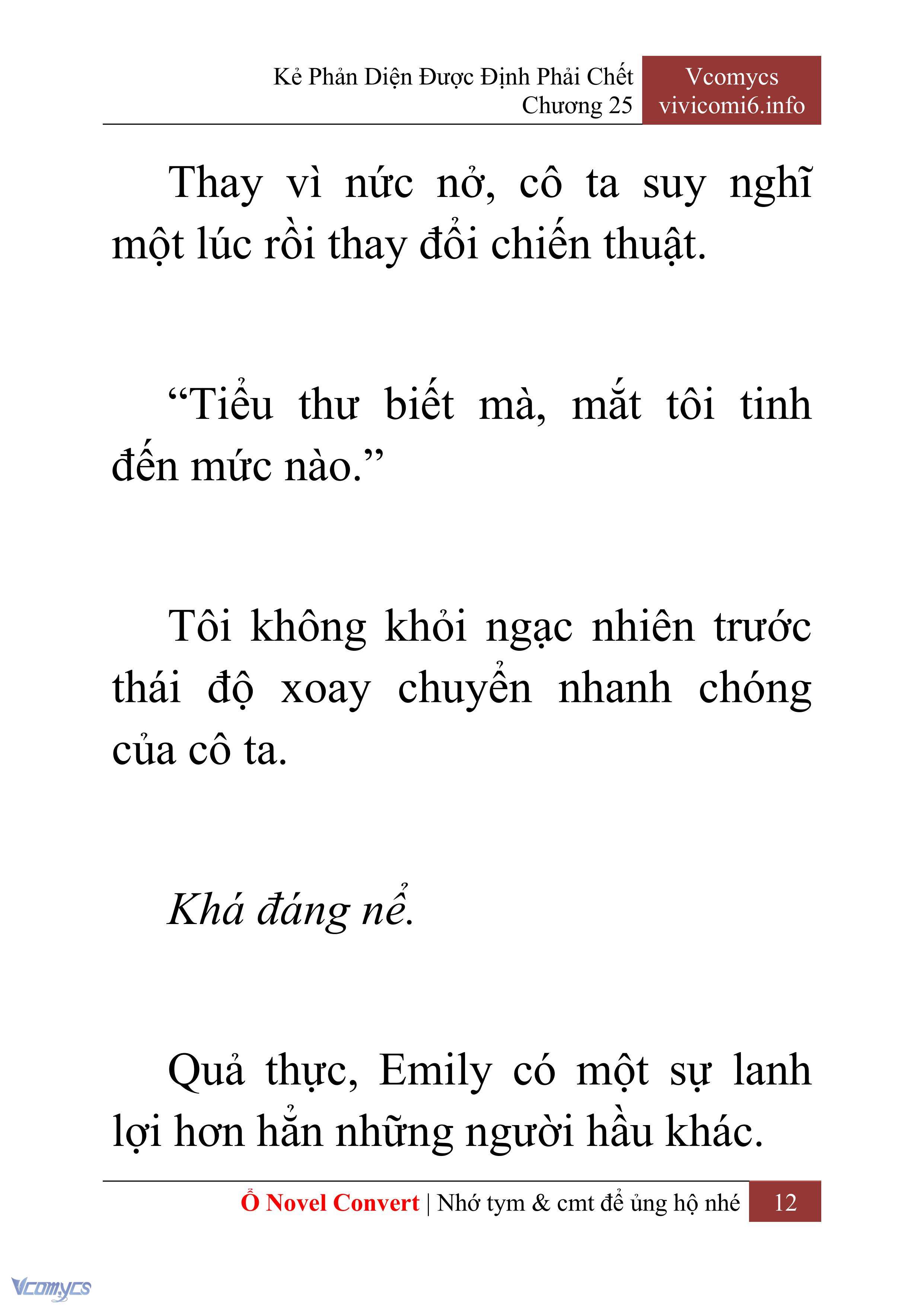 [Novel] Kẻ Phản Diện Được Định Phải Chết Chap 25 - Trang 2