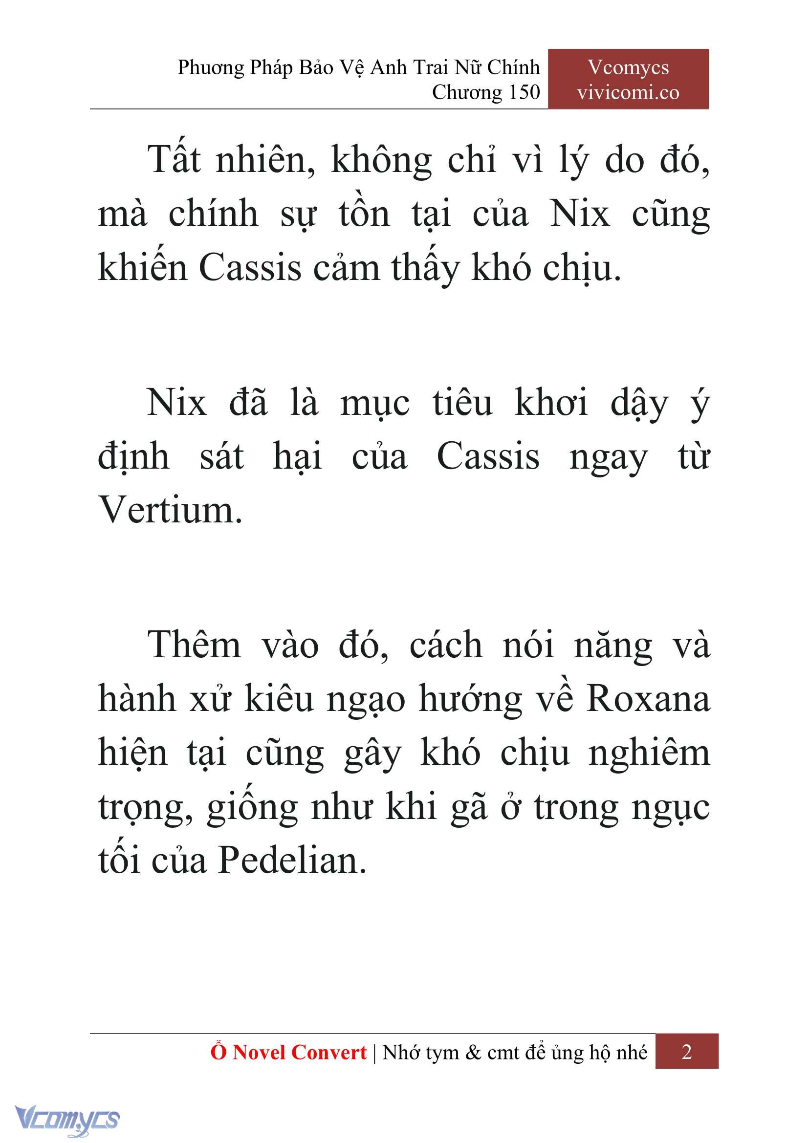 [Novel] Phương Pháp Bảo Vệ Anh Trai Nữ Chính Chap 150 - Next 