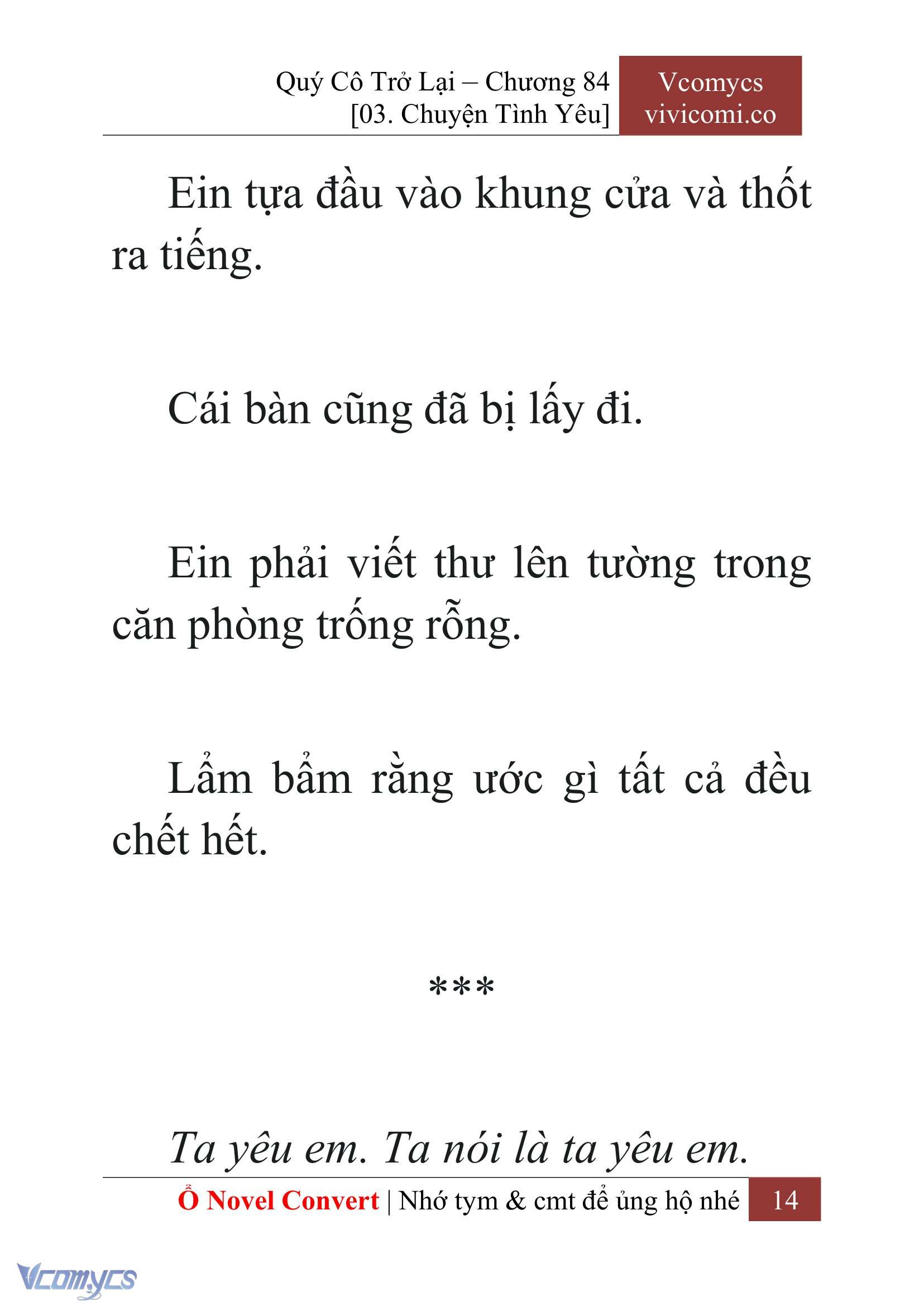 [Novel] Quý Cô Trở Lại Chap 84 - Trang 2