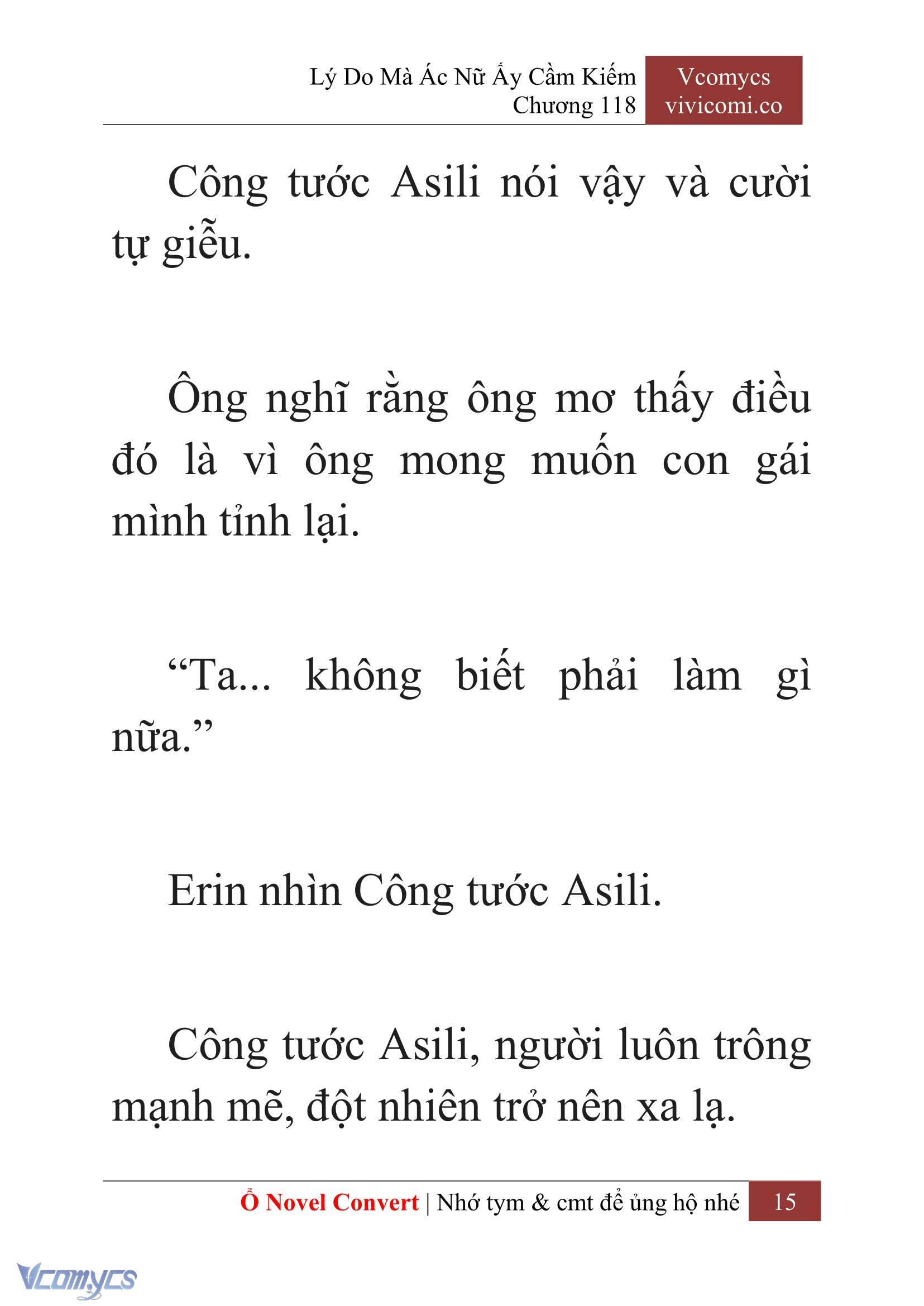 [Novel] Lý Do Mà Ác Nữ Ấy Cầm Kiếm Chap 118 - Trang 2