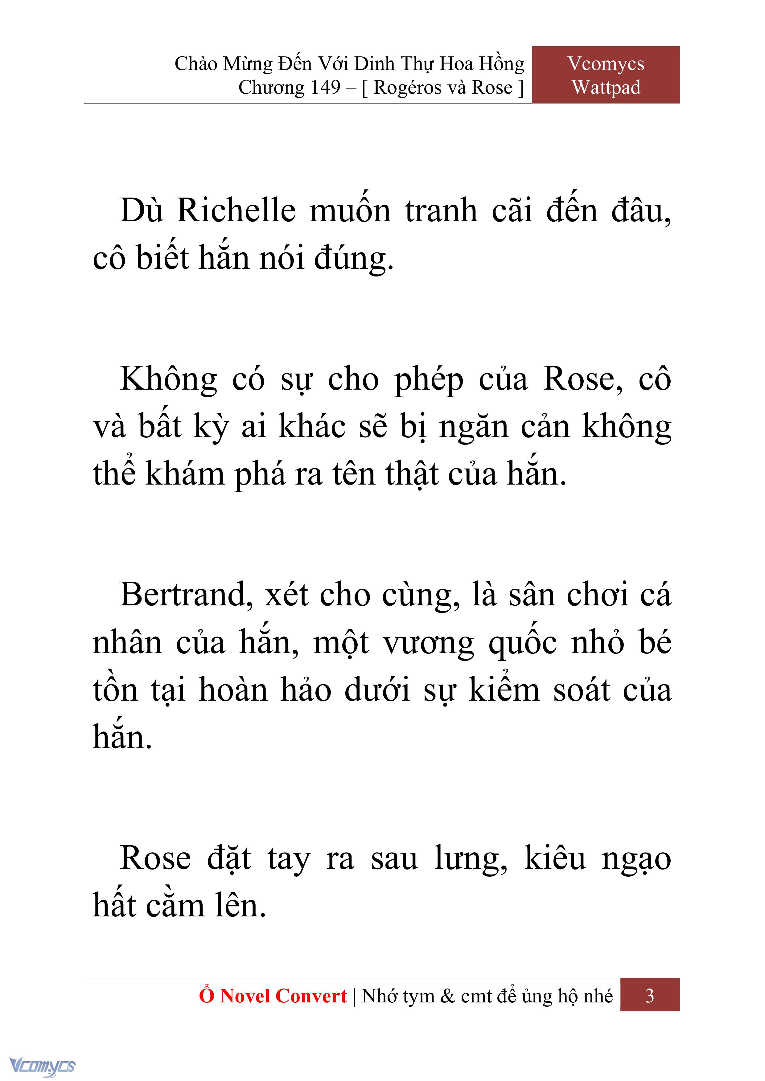 [Novel] Chào Mừng Đến Với Dinh Thự Hoa Hồng Chap 149 - Trang 2