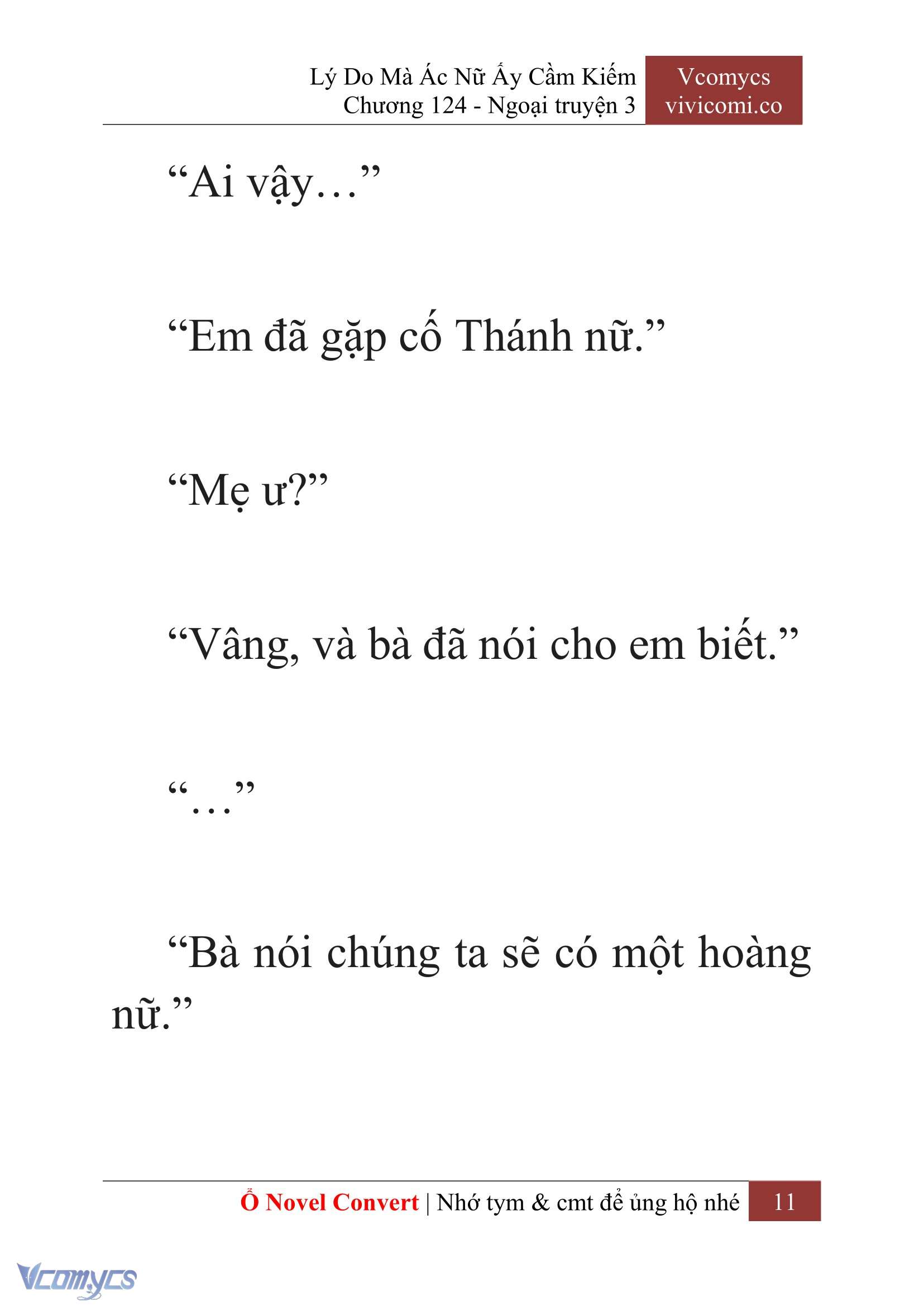 [Novel] Lý Do Mà Ác Nữ Ấy Cầm Kiếm Chap 124 - Trang 2