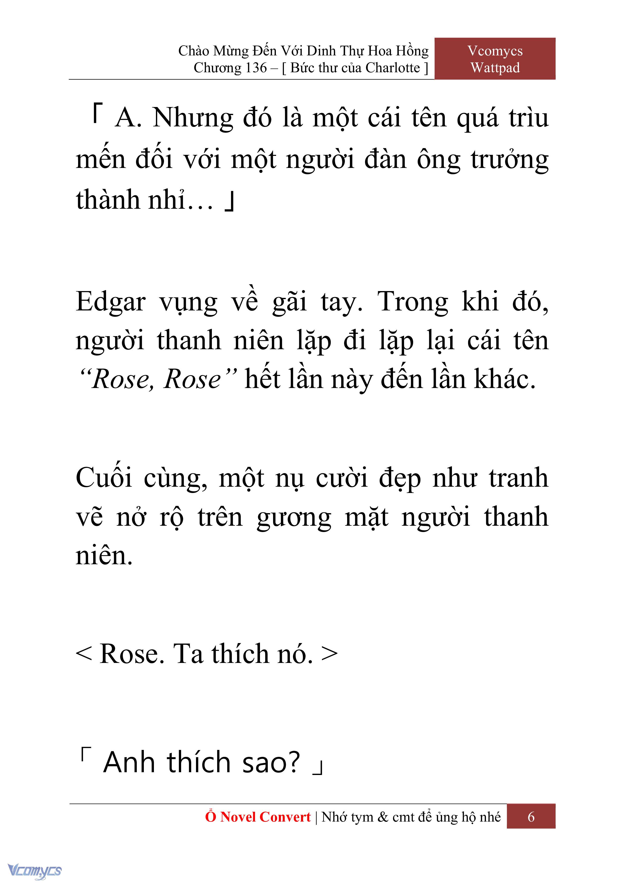 [Novel] Chào Mừng Đến Với Dinh Thự Hoa Hồng Chap 136 - Trang 2