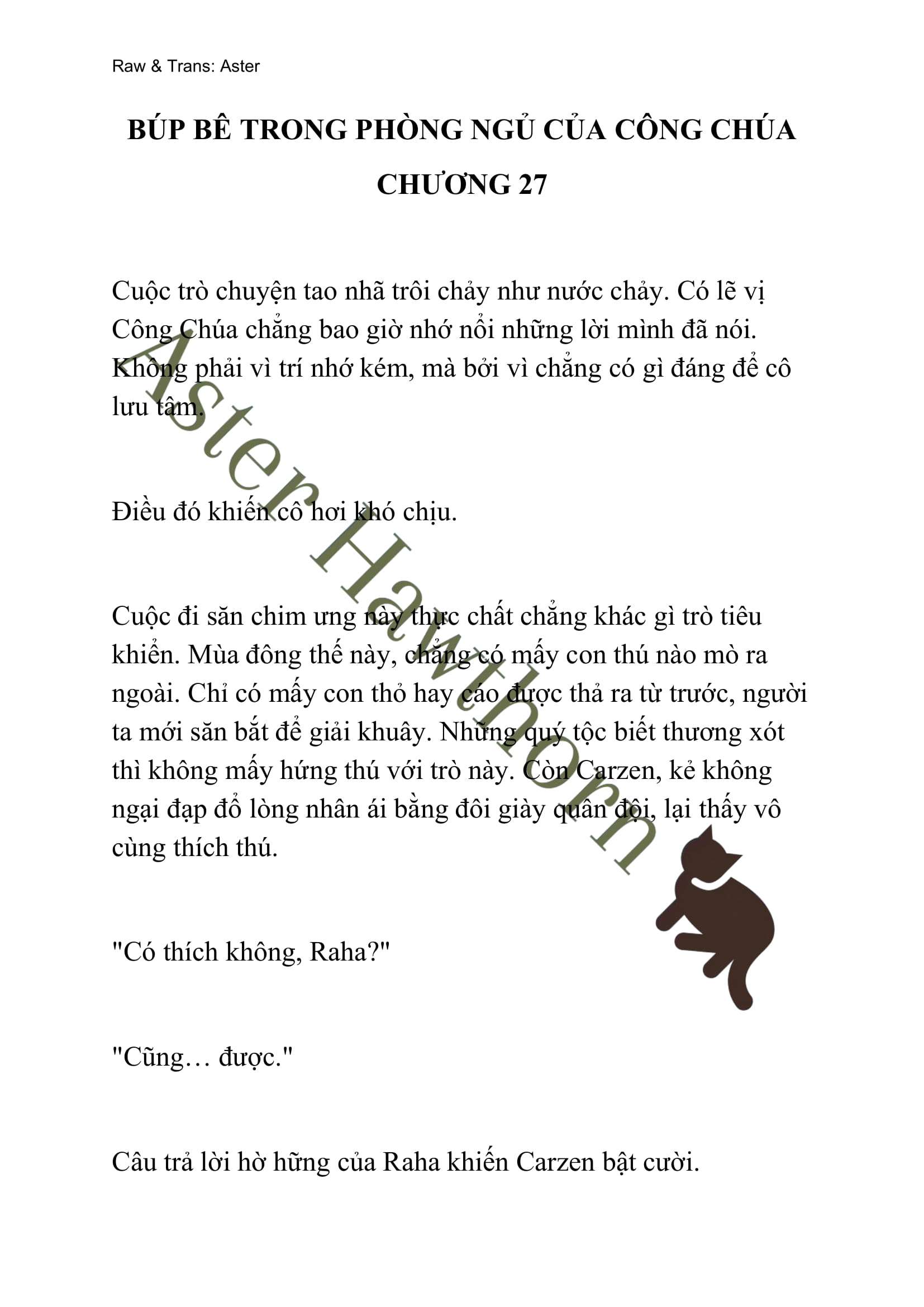 [NOVEL] Búp Bê Trong Phòng Ngủ Của Công Chúa Chap 27 - Trang 2