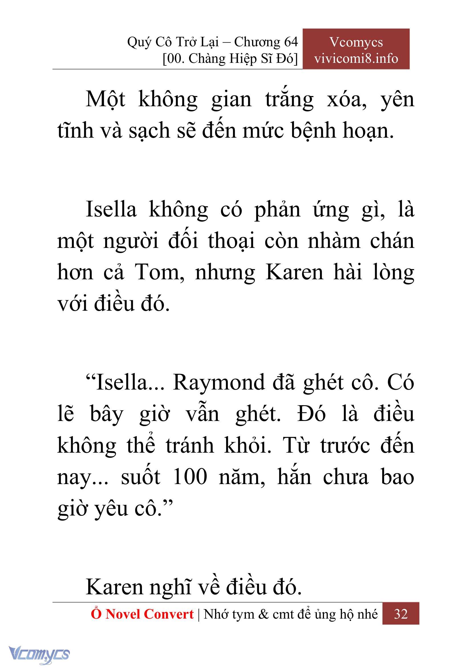 [Novel] Quý Cô Trở Lại Chap 64 - Trang 2