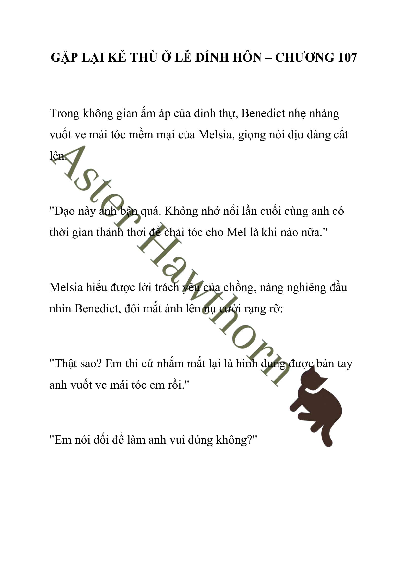 [NOVEL] Gặp Lại Kẻ Thù Ở Lễ Đính Hôn Chap 107 - Trang 2