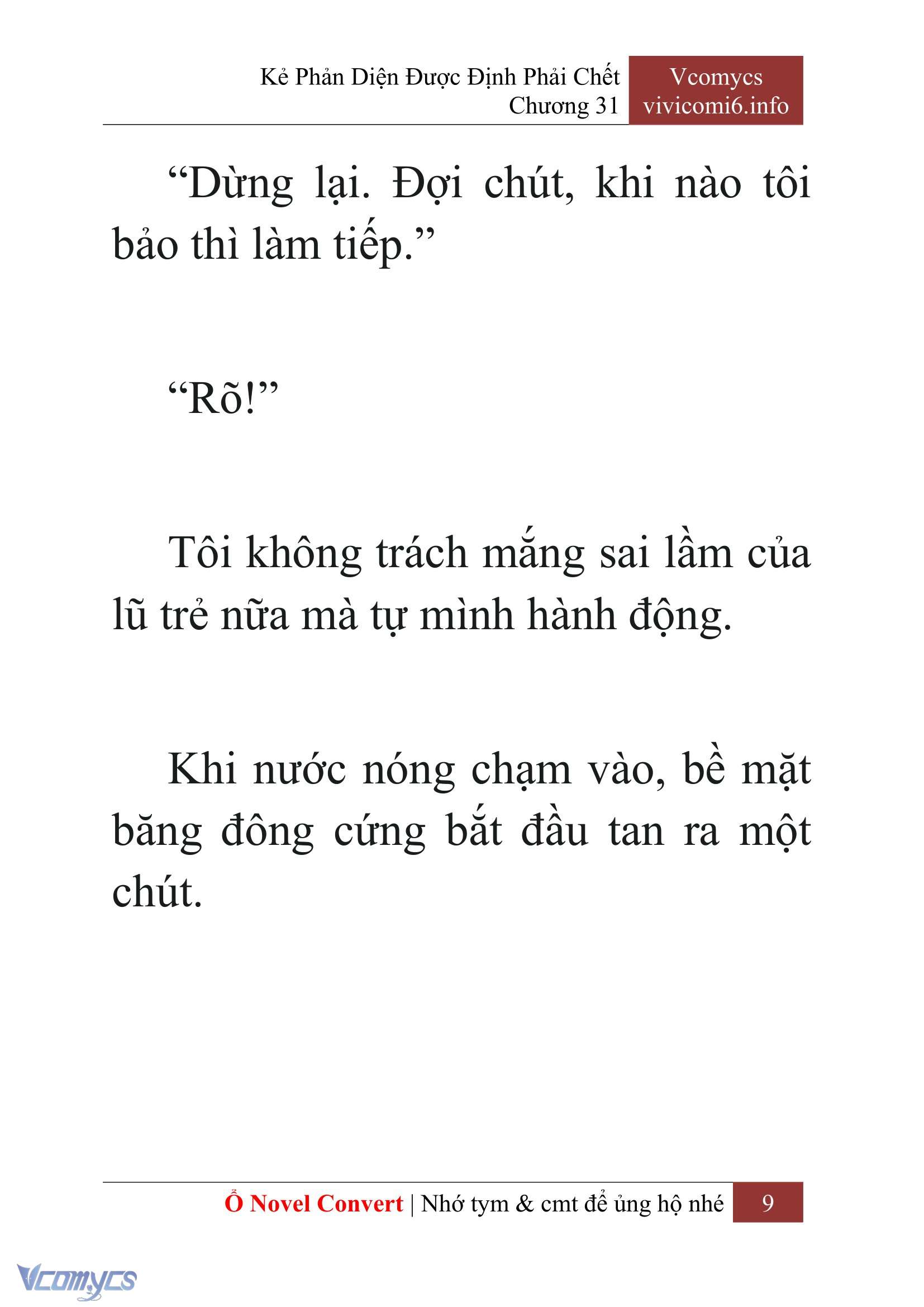 [Novel] Kẻ Phản Diện Được Định Phải Chết Chap 31 - Trang 2