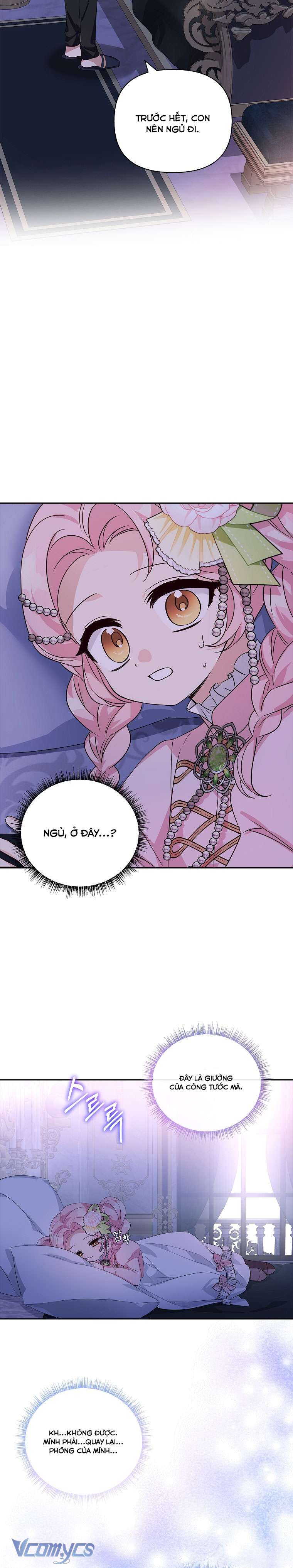 Tôi đã trở thành con gái út của công tước phản diện Chapter 5 - Trang 3