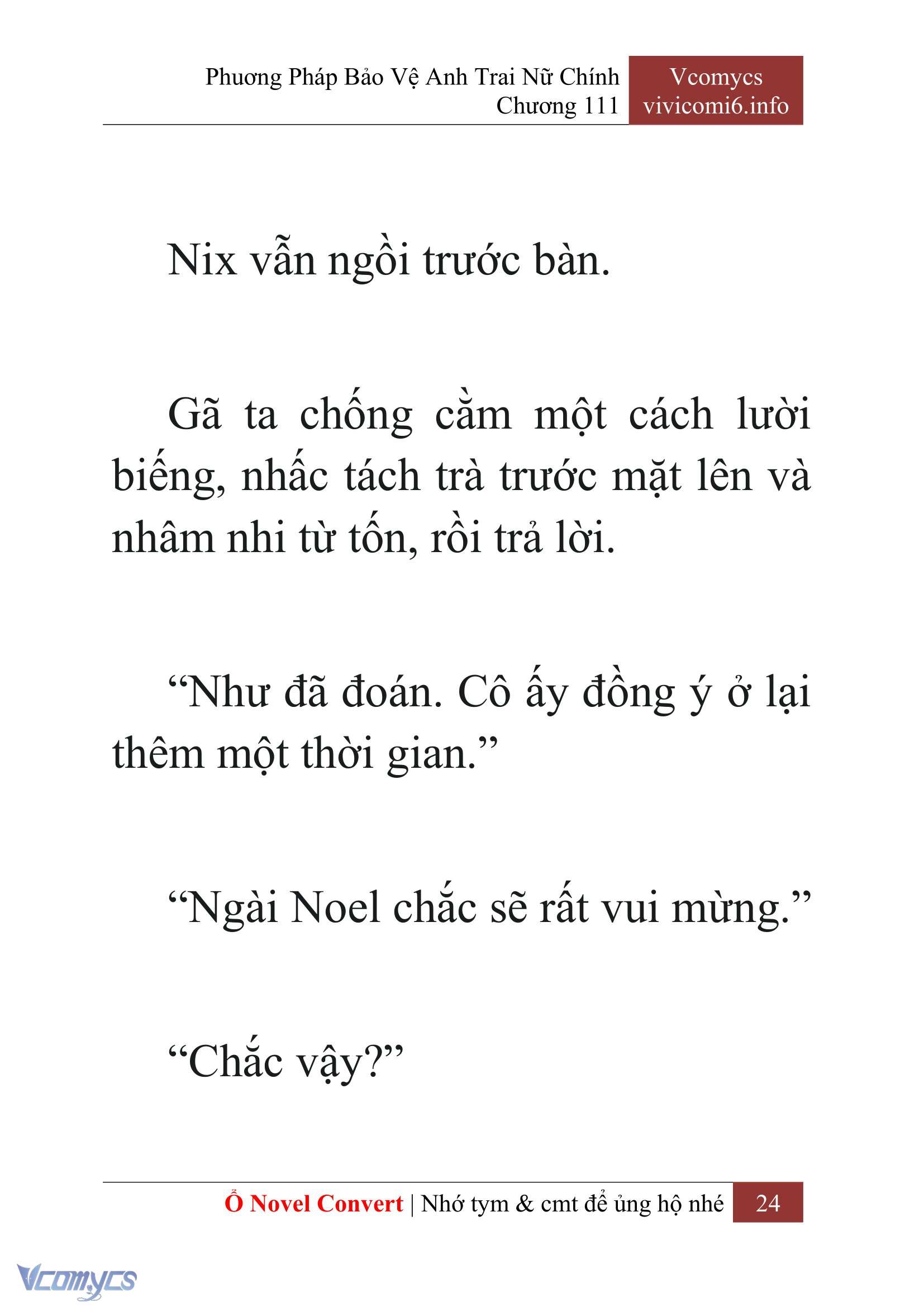[Novel] Phương Pháp Bảo Vệ Anh Trai Nữ Chính Chap 111 - Trang 2