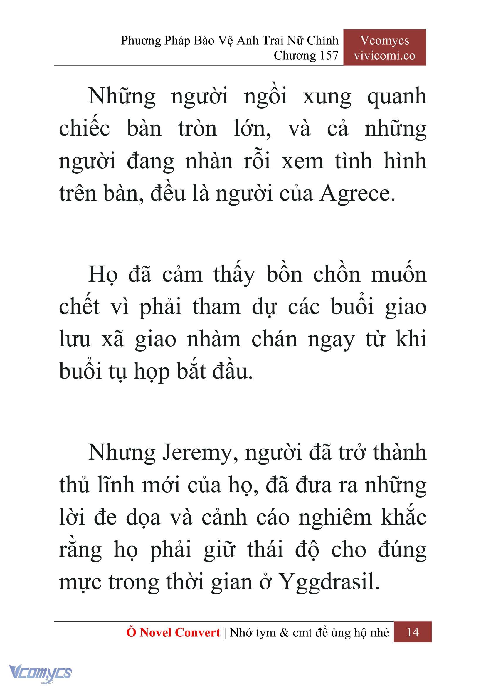 [Novel] Phương Pháp Bảo Vệ Anh Trai Nữ Chính Chap 157 - Trang 2