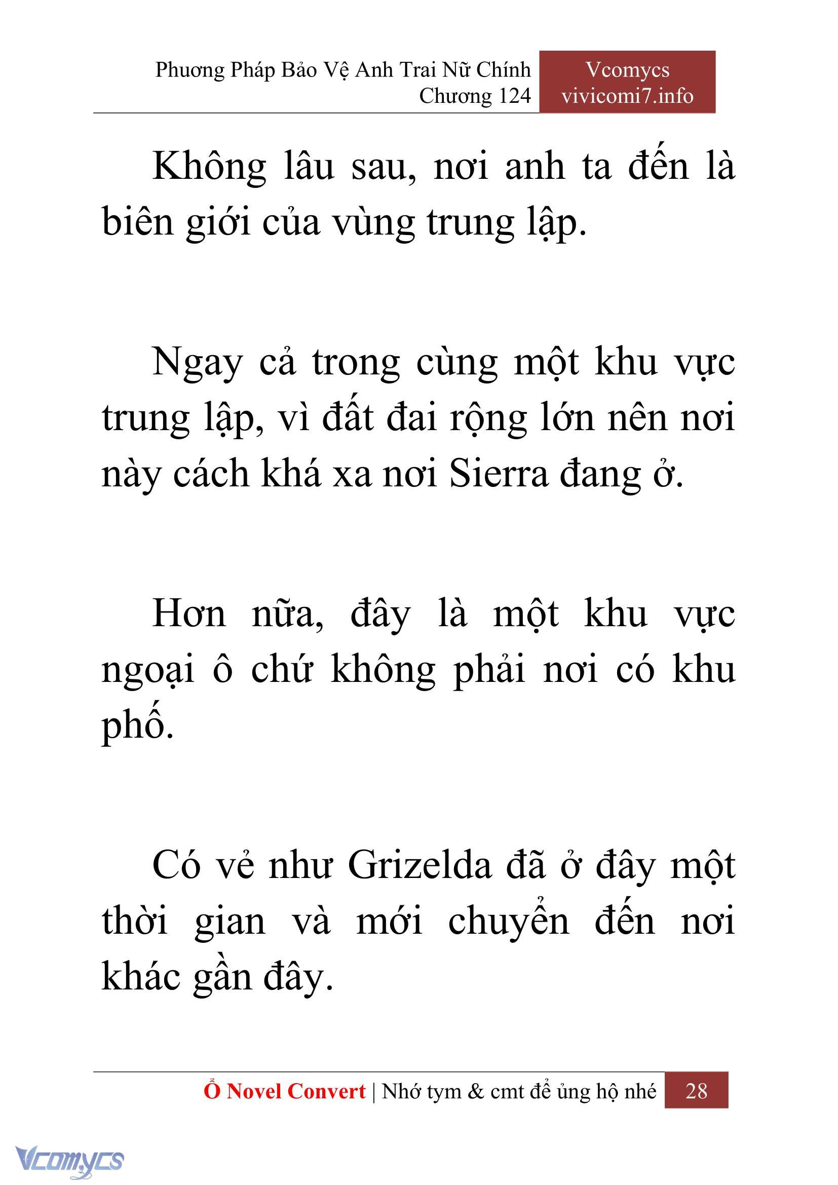 [Novel] Phương Pháp Bảo Vệ Anh Trai Nữ Chính Chap 124 - Trang 2