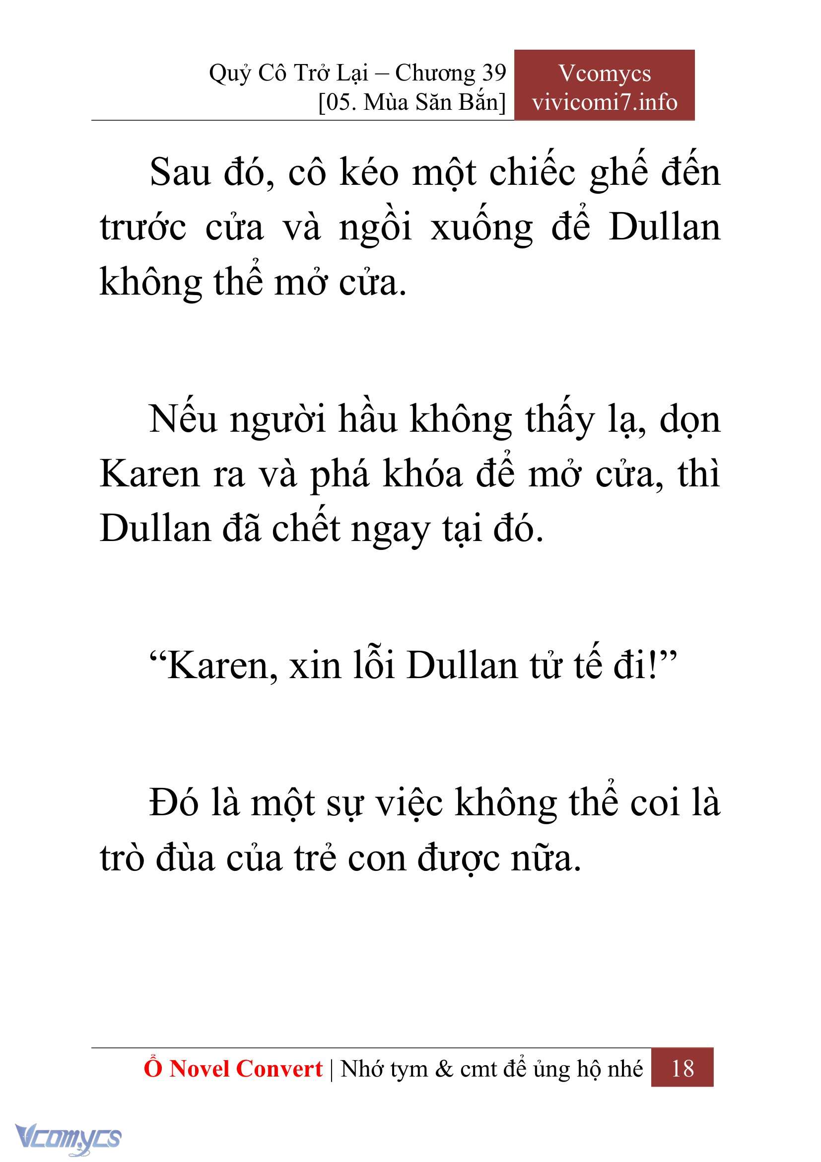 [Novel] Quý Cô Trở Lại Chap 39 - Trang 2