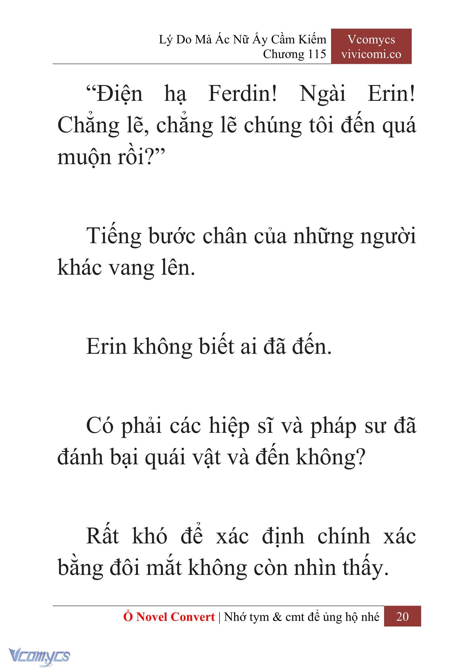 [Novel] Lý Do Mà Ác Nữ Ấy Cầm Kiếm Chap 115 - Next 