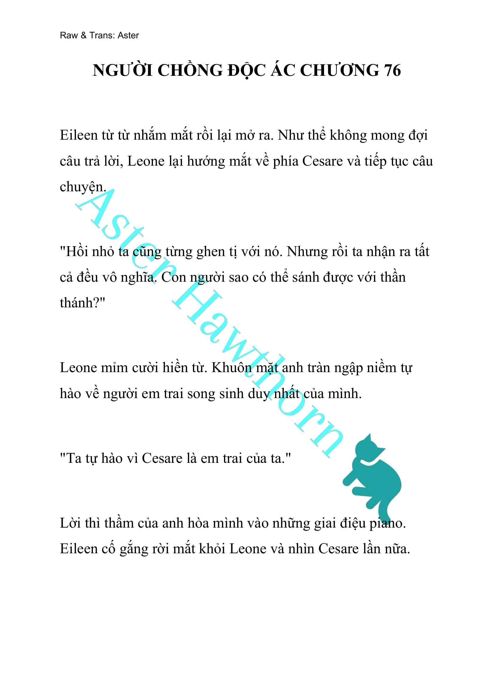 [NOVEL] Người Chồng Độc Ác Chap 76 - Trang 2