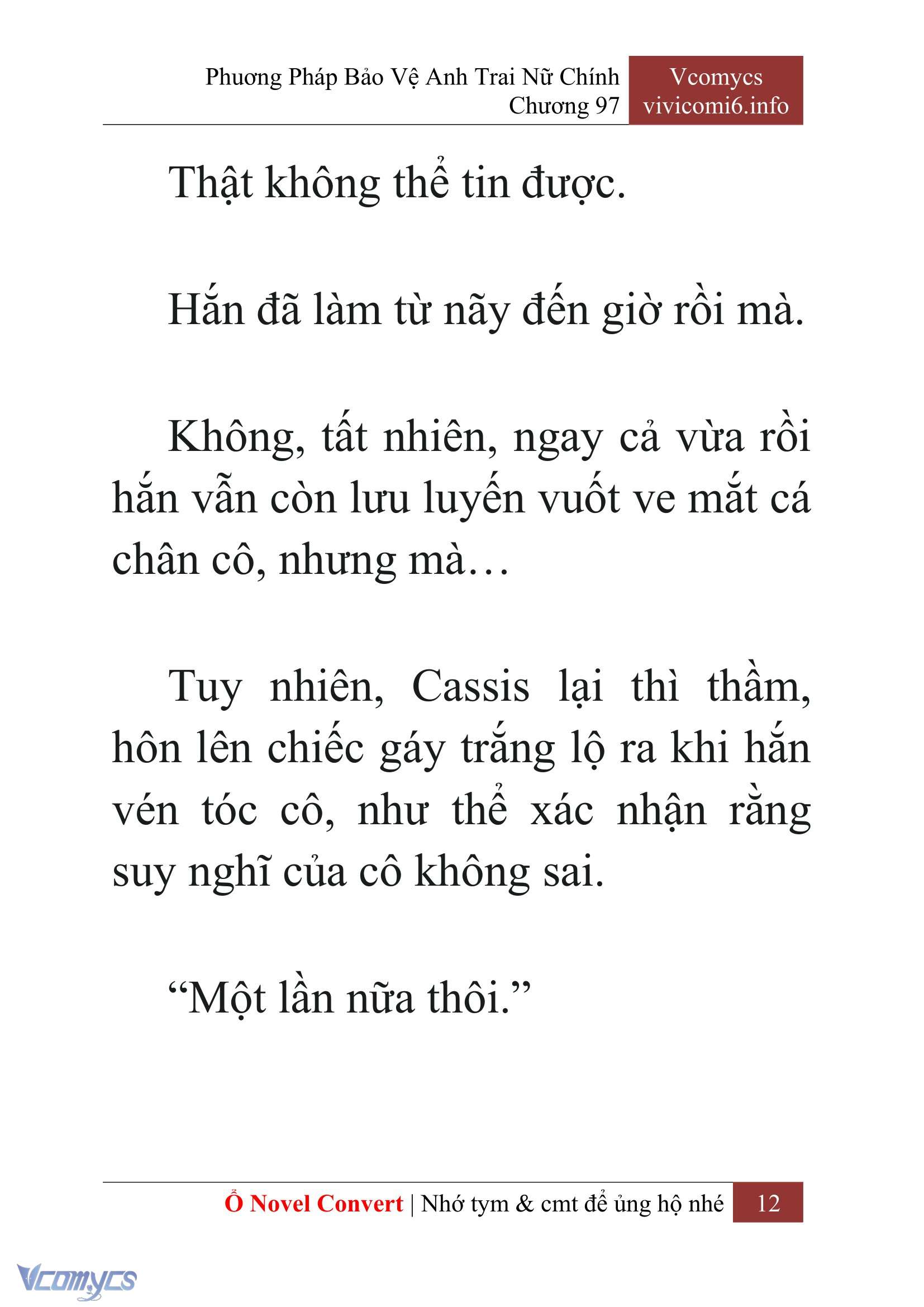 [Novel] Phương Pháp Bảo Vệ Anh Trai Nữ Chính Chap 97 - Trang 2