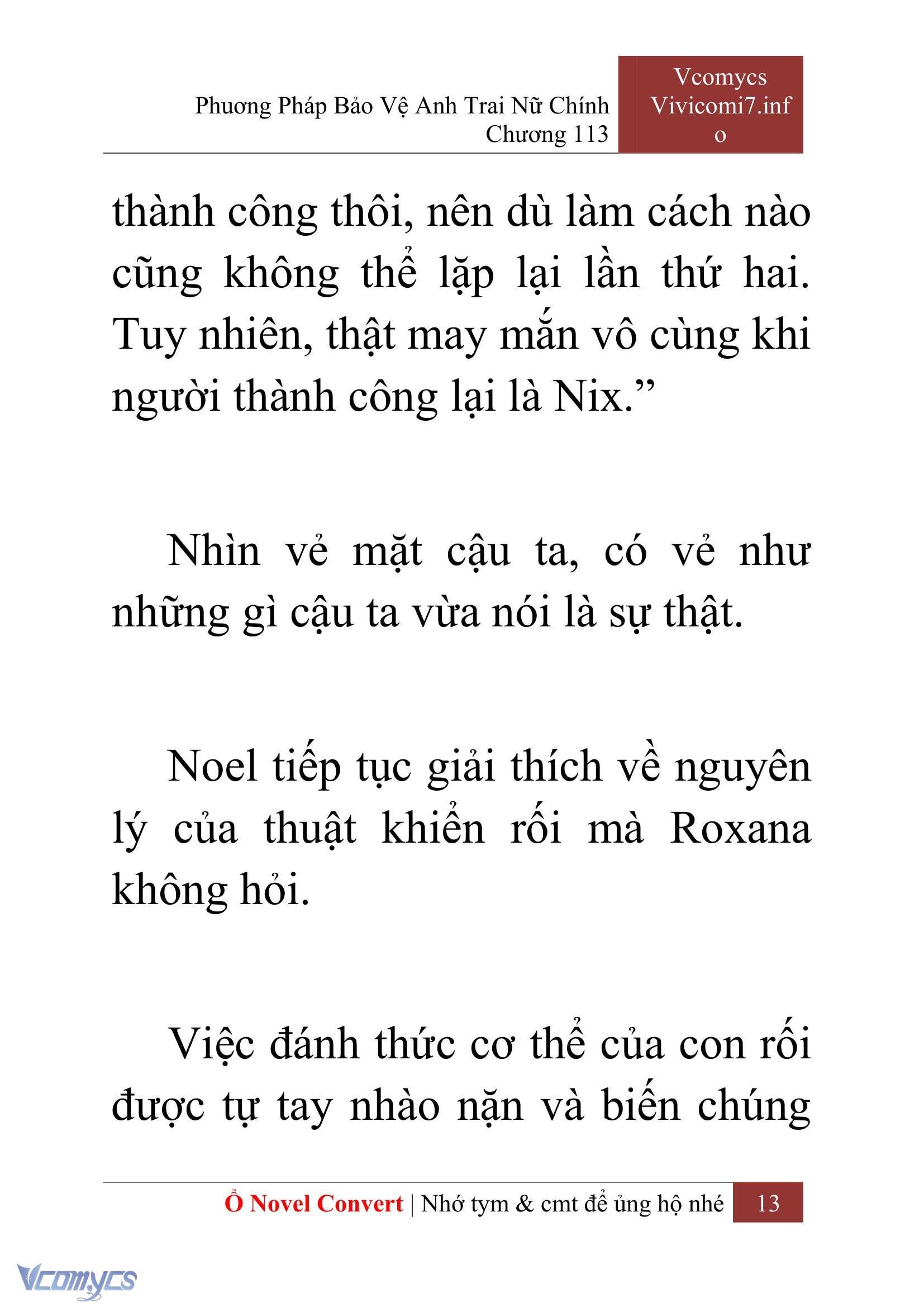 [Novel] Phương Pháp Bảo Vệ Anh Trai Nữ Chính Chap 113 - Trang 2