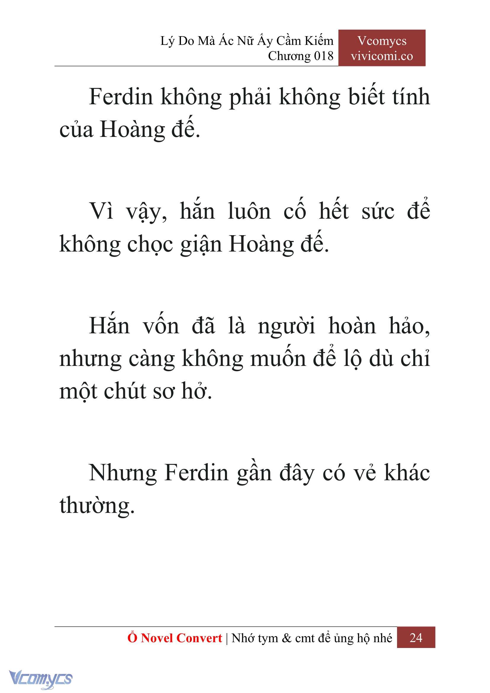 [Novel] Lý Do Mà Ác Nữ Ấy Cầm Kiếm Chap 18 - Next Chap 19
