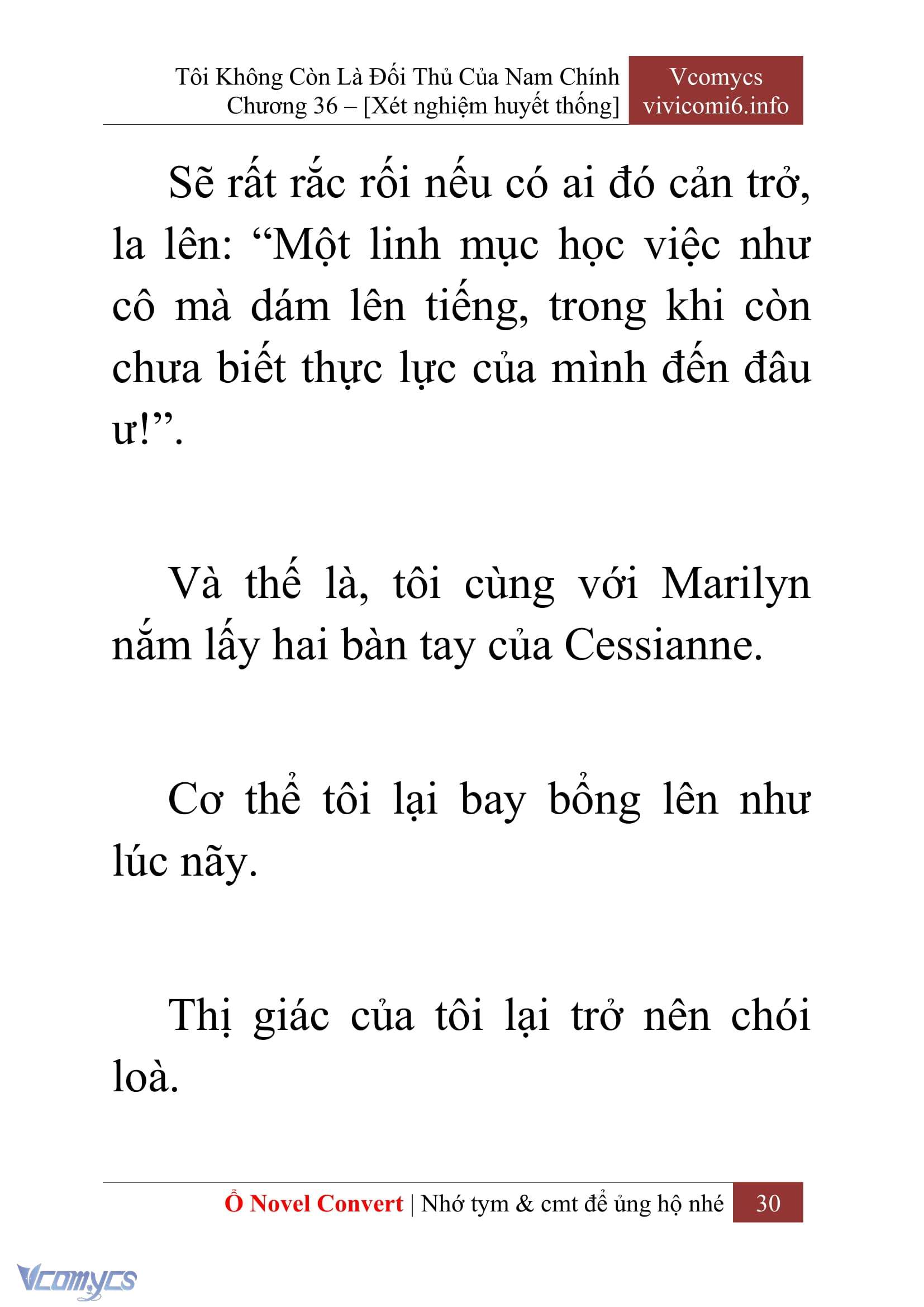 [Novel] Tôi Không Còn Là Đối Thủ Của Nam Chính Chap 36 - Trang 2