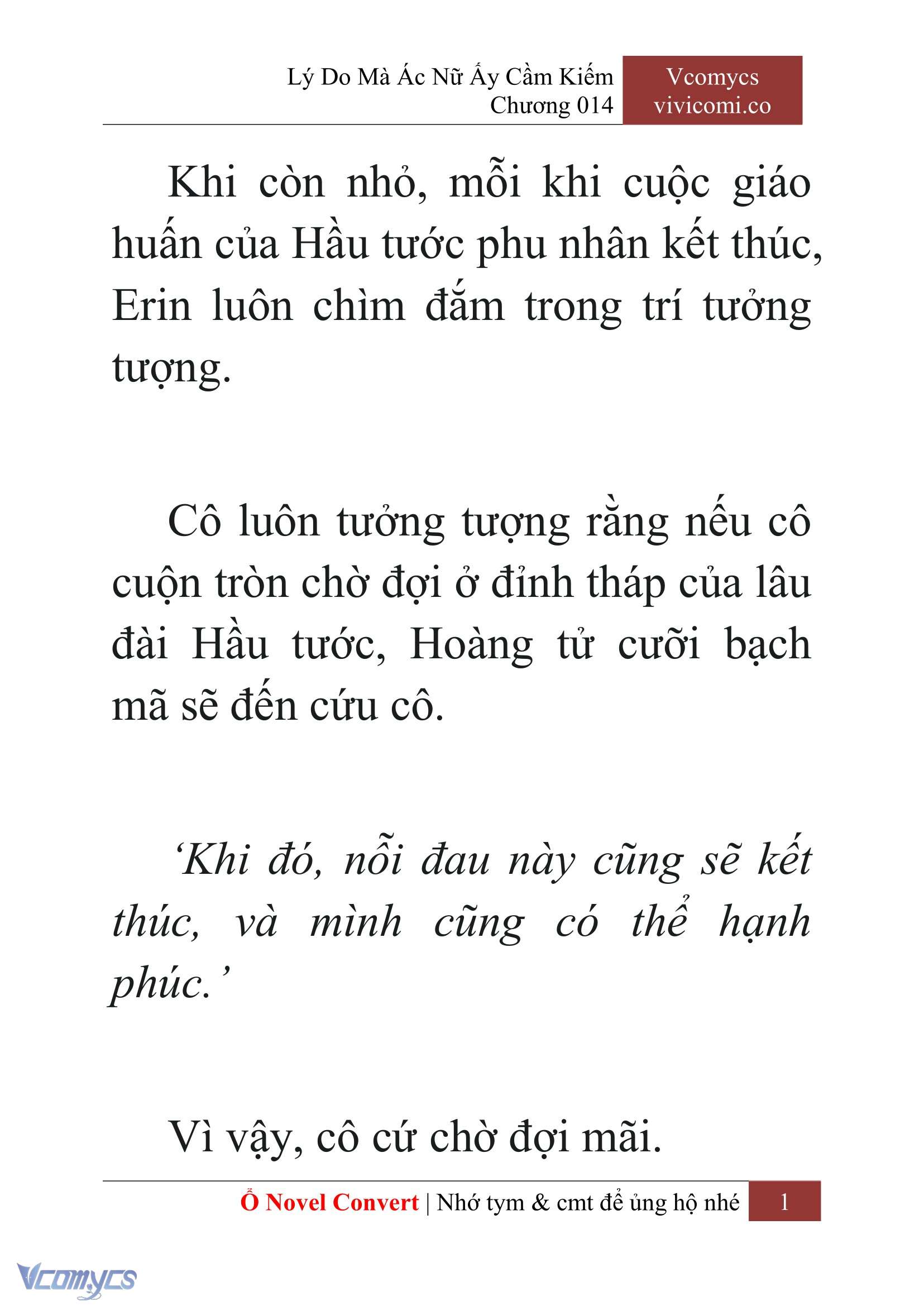 [Novel] Lý Do Mà Ác Nữ Ấy Cầm Kiếm Chap 14 - Trang 2
