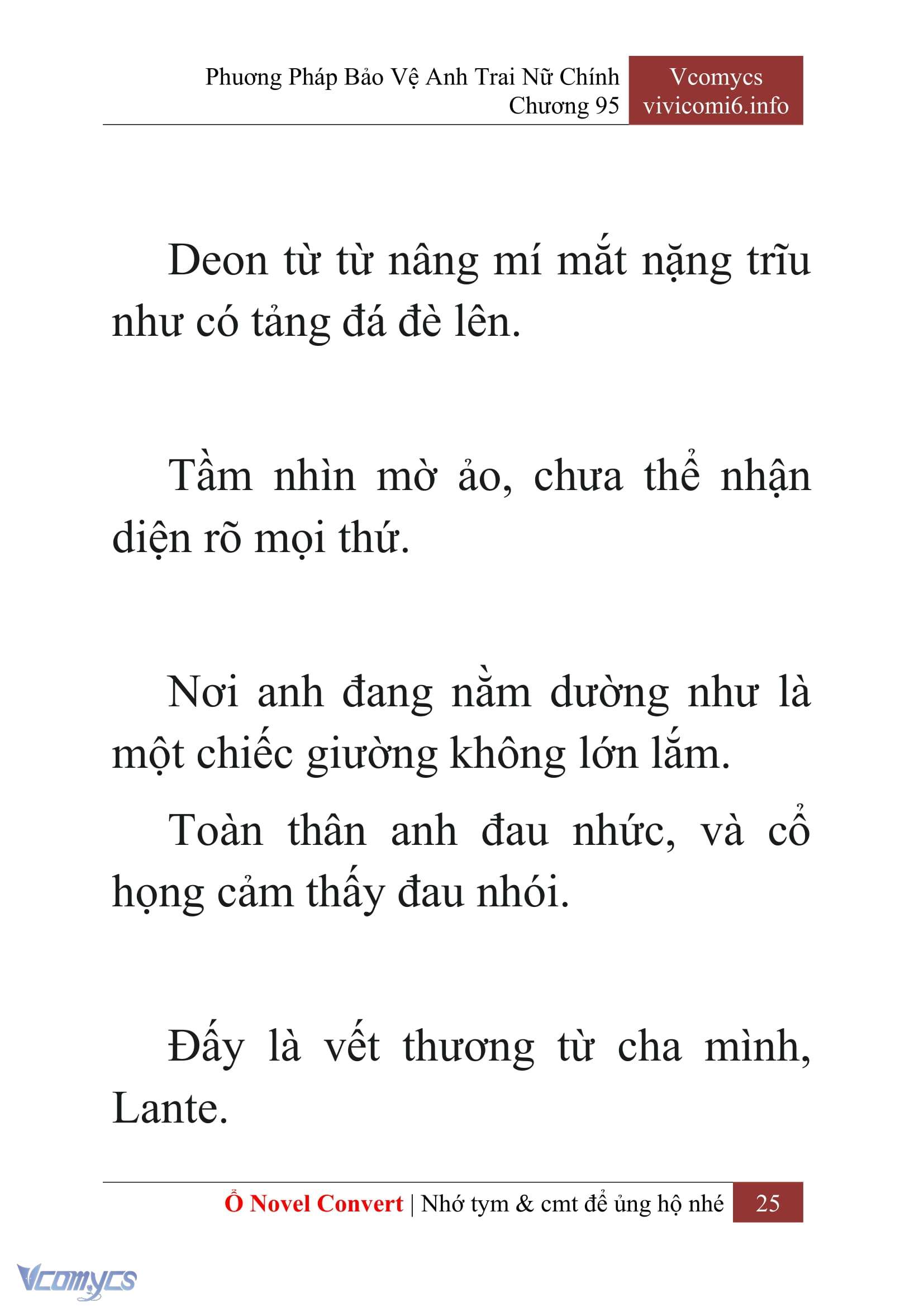 [Novel] Phương Pháp Bảo Vệ Anh Trai Nữ Chính Chap 95 - Trang 2