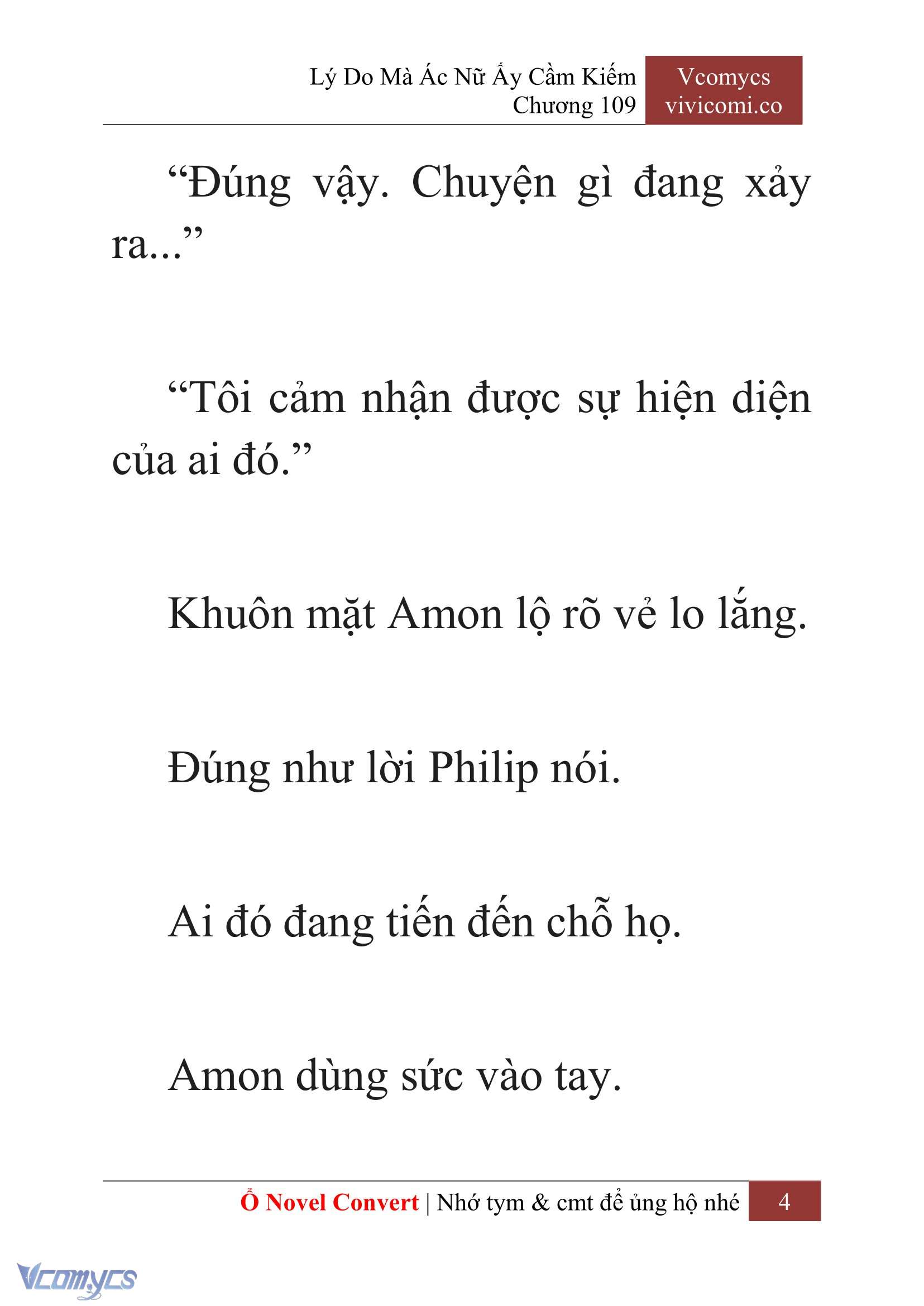 [Novel] Lý Do Mà Ác Nữ Ấy Cầm Kiếm Chap 109 - Trang 2