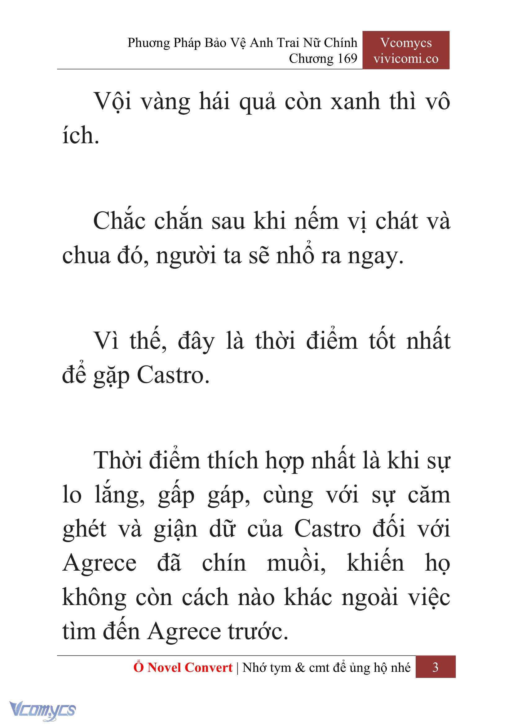 [Novel] Phương Pháp Bảo Vệ Anh Trai Nữ Chính Chap 169 - Trang 2