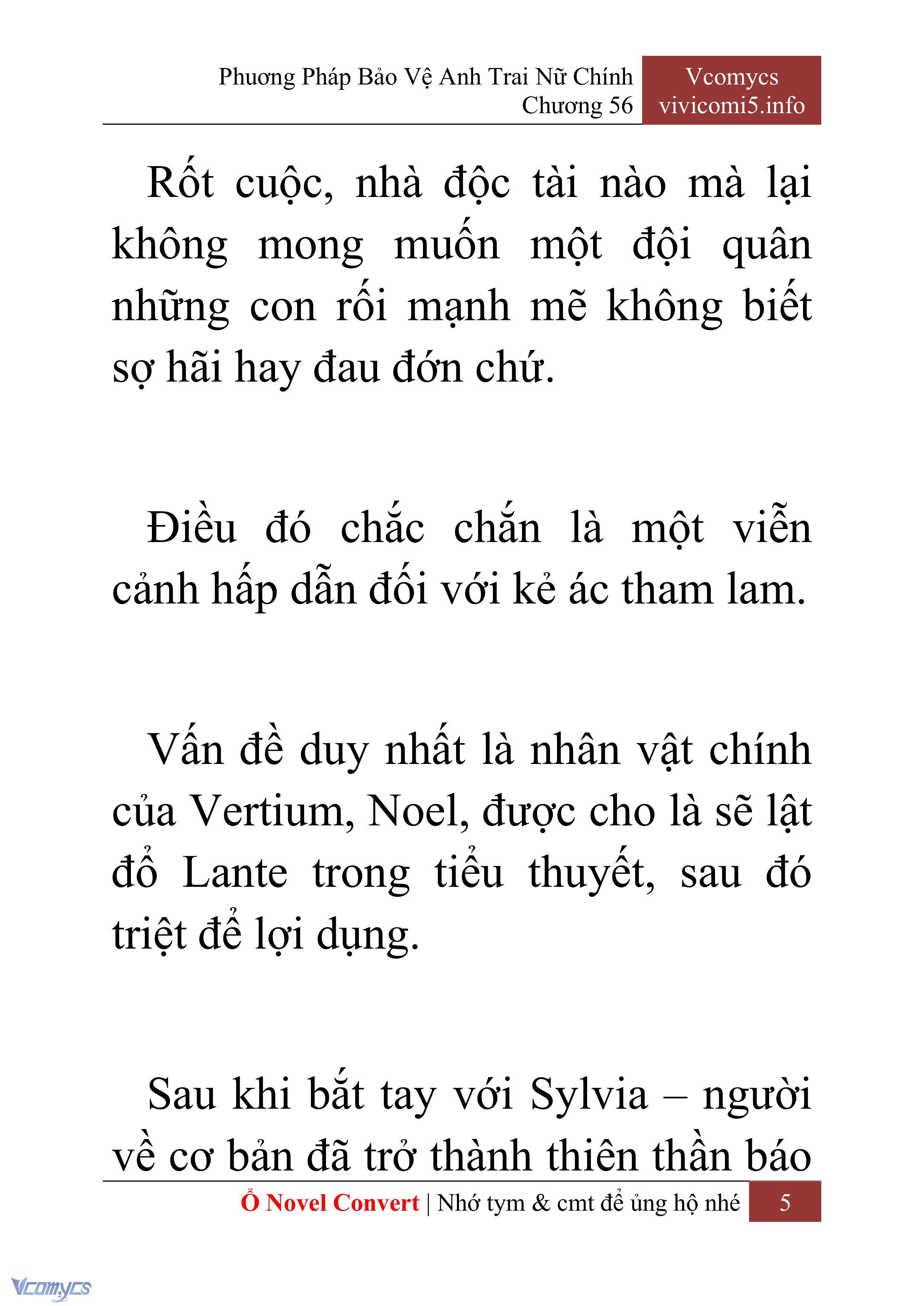[Novel] Phương Pháp Bảo Vệ Anh Trai Nữ Chính Chap 56 - Trang 2